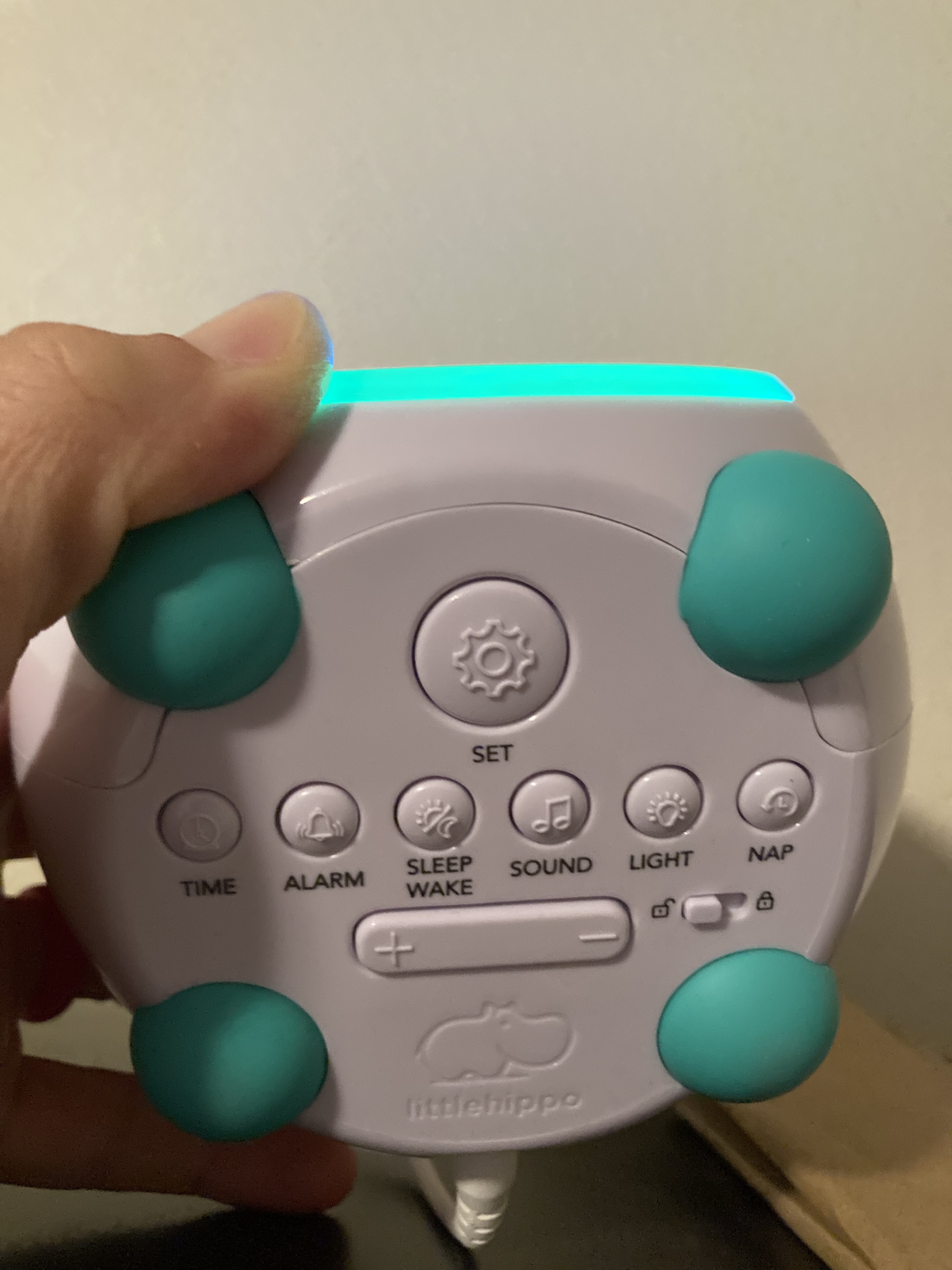 LittleHippo Mella: Kids Alarm Clock, Ready to Rise Children's Sleep Trainer, Night Light, Sound Machine and OK to Wake for Toddlers and Kids - Arctic Blue (Updated 2025) customer photo 1