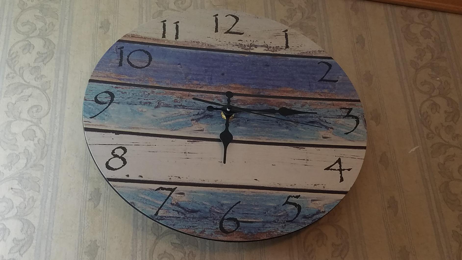 Bernhard Products Rustic Beach Wall Clock 12