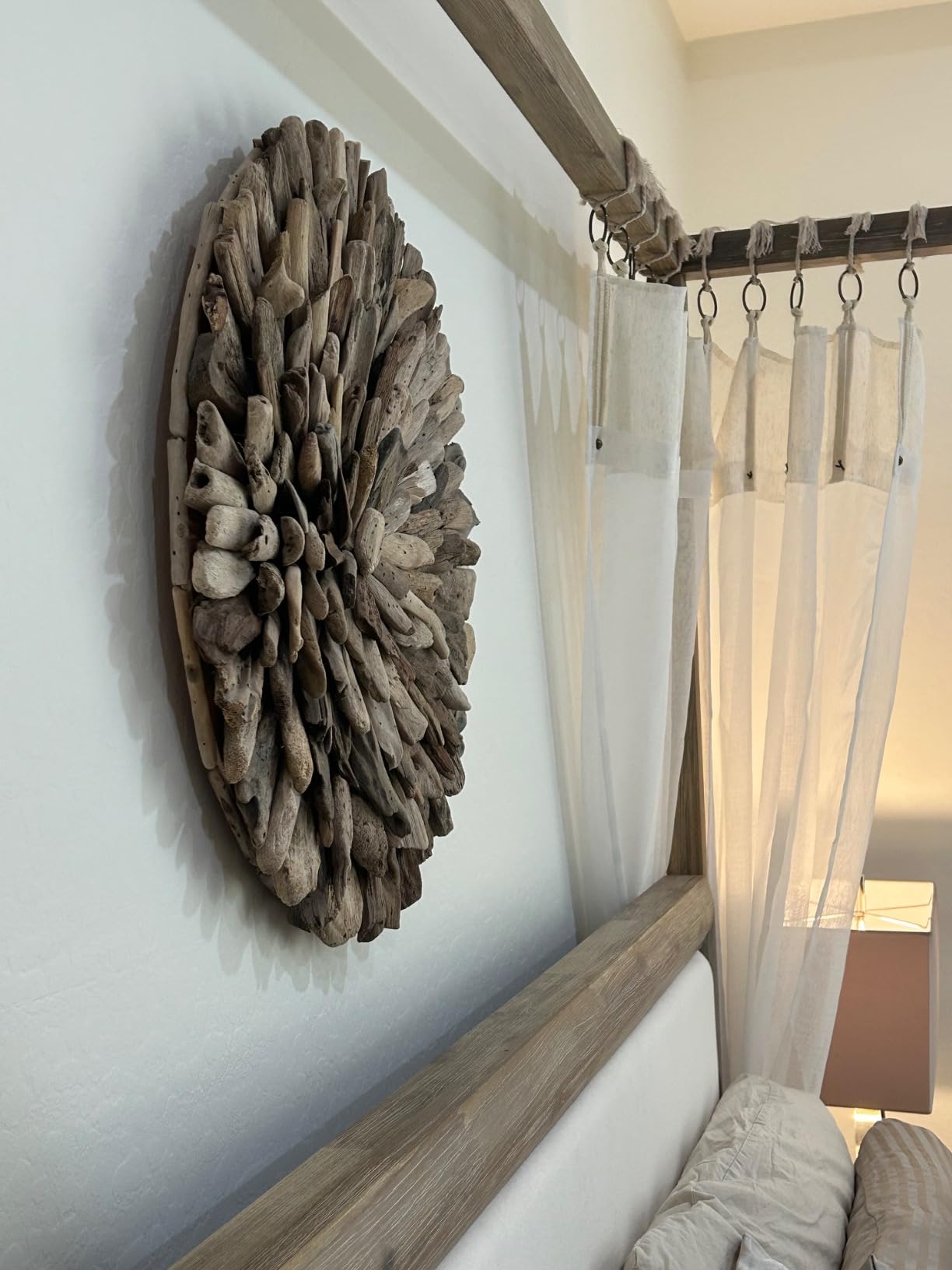 Creative Co-Op Round Driftwood Wall Décor customer photo 1