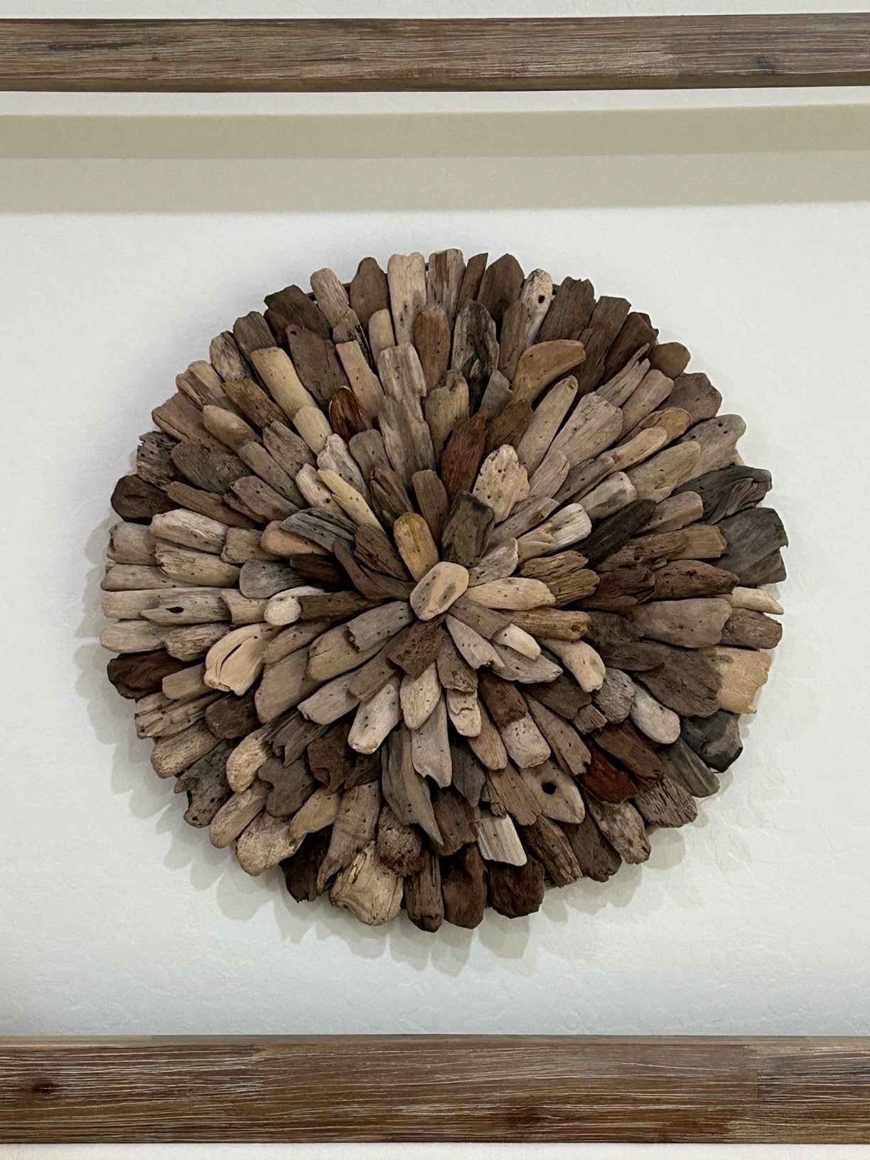 Creative Co-Op Round Driftwood Wall Décor customer photo 2