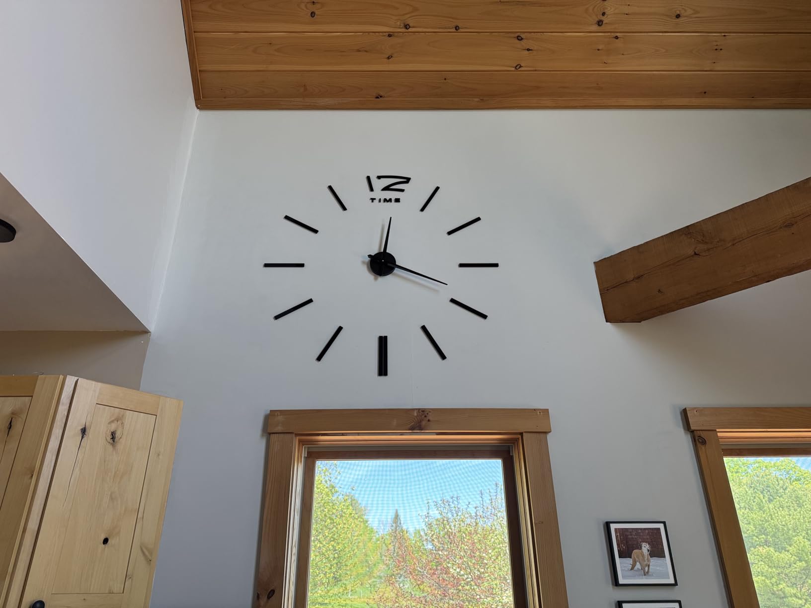 AILILIFE 3D Clock Hands, DIY Large Clock Movement Mechanism with 12 Inch Long Spade Hand, 3D Wall Clocks Home Decor customer photo 1