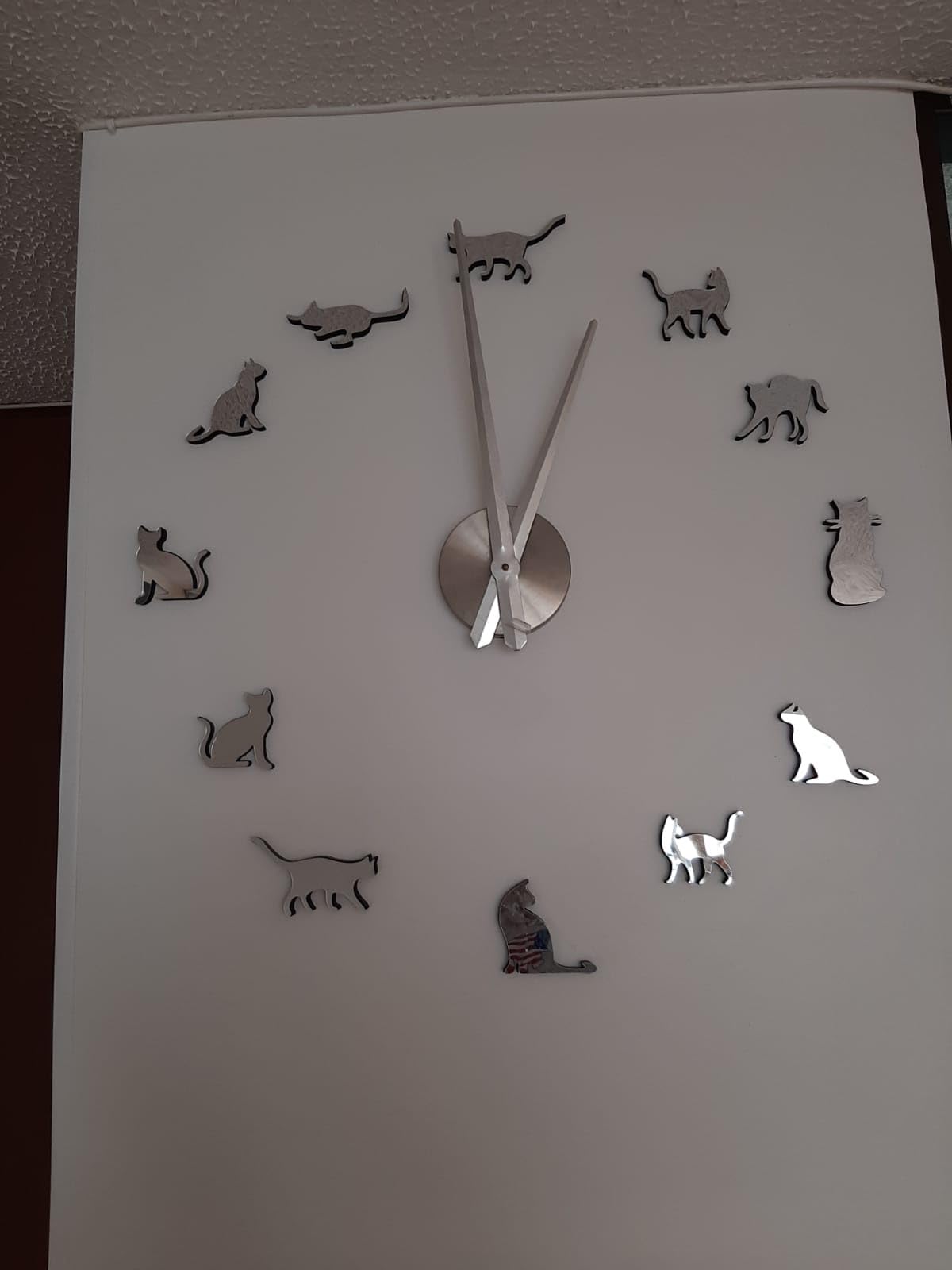 AILILIFE 3D Clock Hands, DIY Large Clock Movement Mechanism with 12 Inch Long Spade Hand, 3D Wall Clocks Home Decor customer photo 2