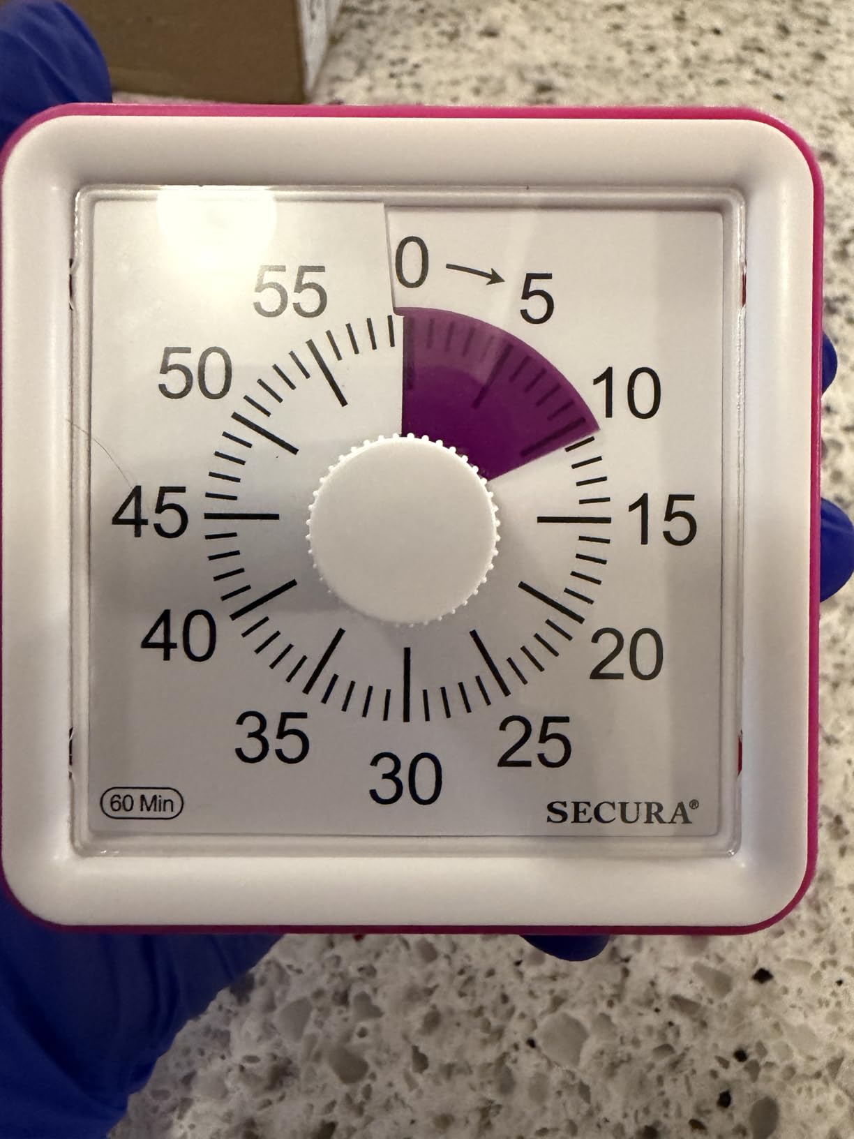Visual Timer for Kids, 60 Minute Classroom Countdown Timer for Study | Non-Ticking, Adjustable Alarm Volume/Duration, Low Power Reminder, Time Management Tool for ADHD (Blue & Blue) customer photo 1