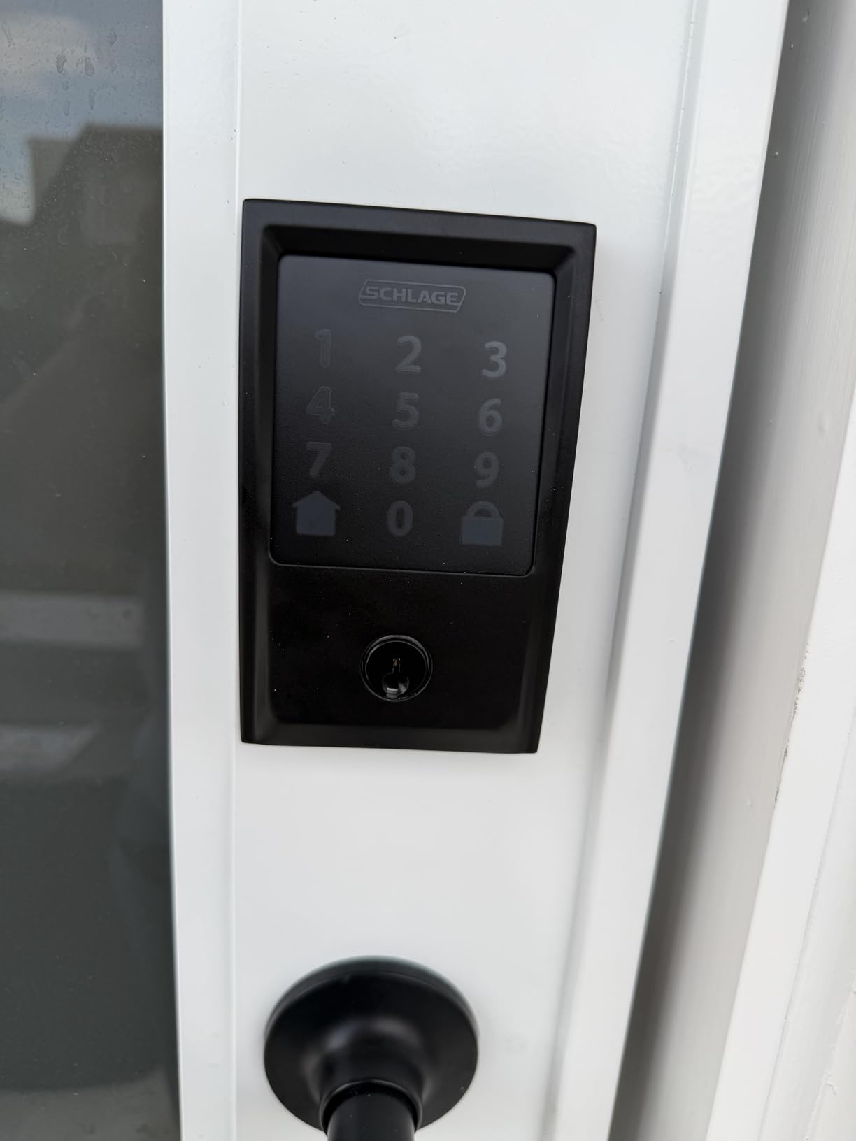 Schlage Encode Smart WiFi Deadbolt Lock with Century Trim, Matte Black customer photo 2