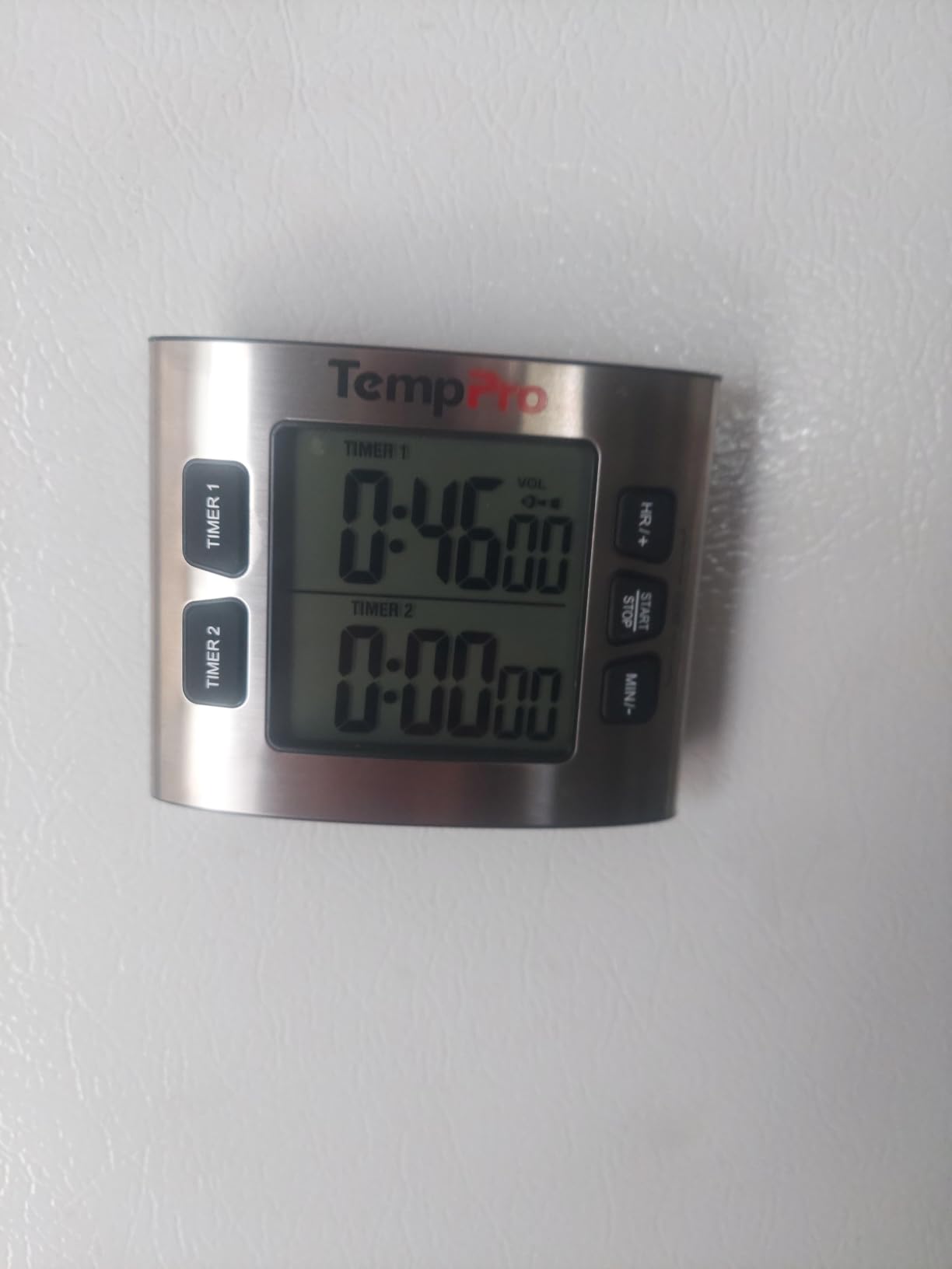 TempPro TM02 24H Digital Timer with Dual Kitchen Timers for Cooking, Magnetic Timer Clock with Adjustable Alarm Volume & LCD Backlit Display, Classroom Timer for Kids & Teachers(Previously ThermoPro) customer photo 1
