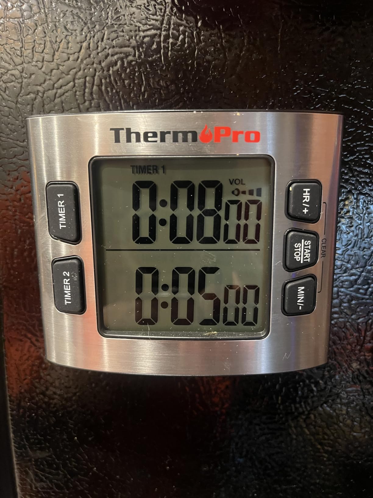 TempPro TM02 24H Digital Timer with Dual Kitchen Timers for Cooking, Magnetic Timer Clock with Adjustable Alarm Volume & LCD Backlit Display customer photo 2
