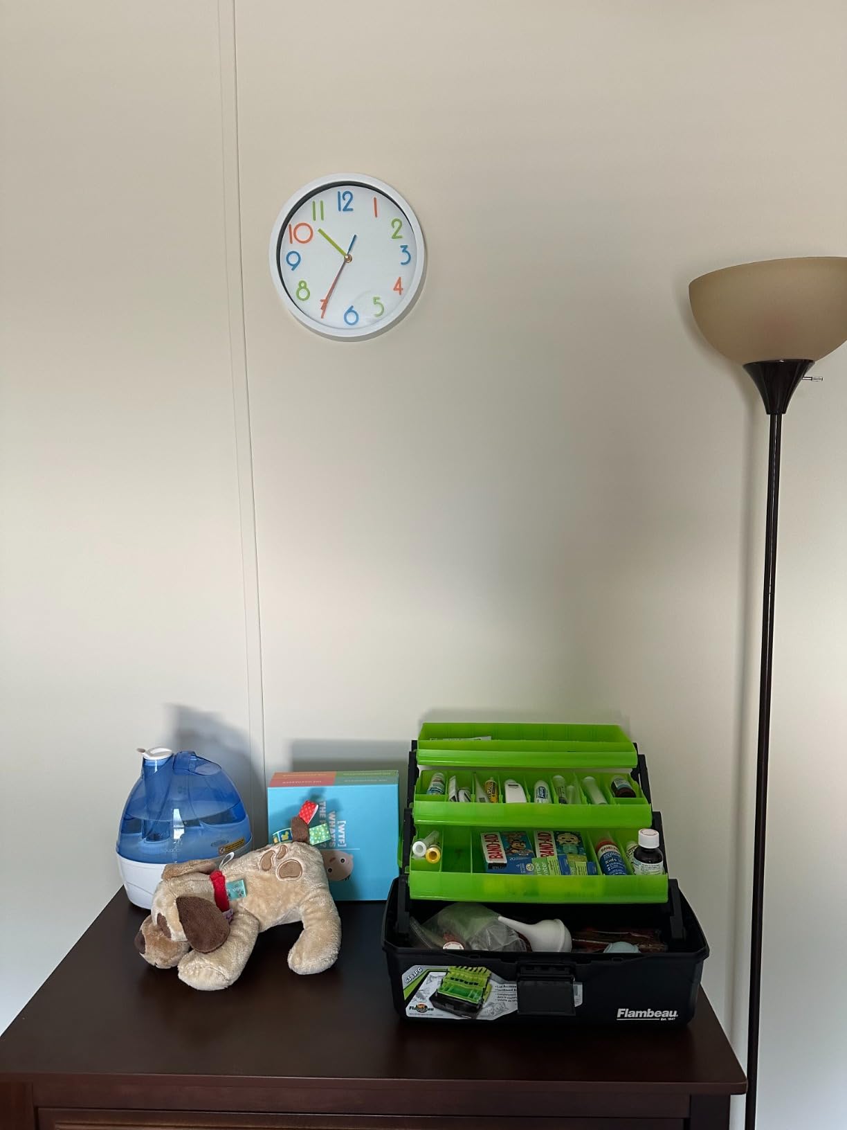 Bernhard Products Colorful Kids Wall Clock 10 Inch Silent Non Ticking Quality Quartz Battery Operated Wall Clocks customer photo 1