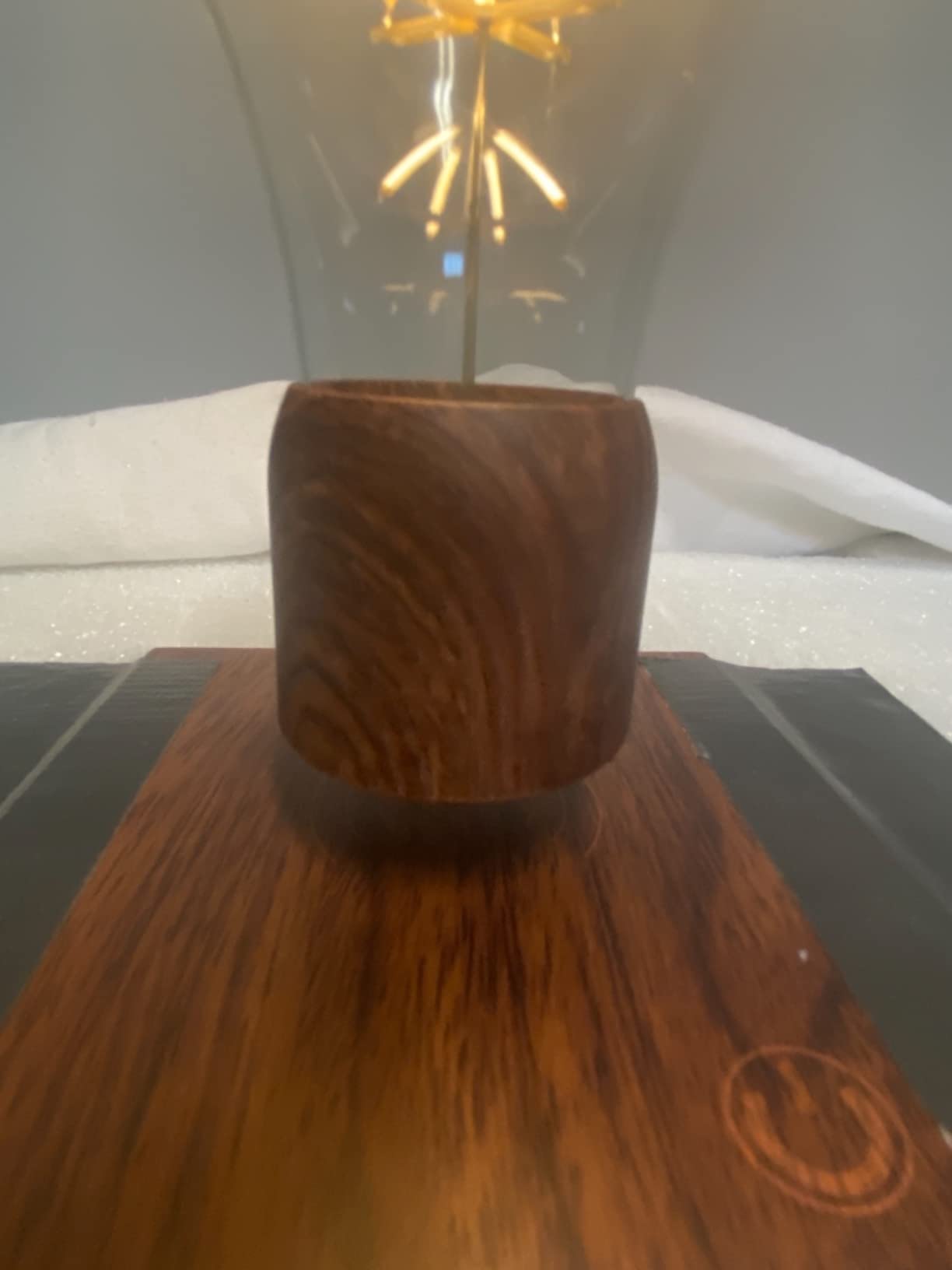 Magnetic Levitating Floating Wireless LED Light Bulb Desk Lamp for Unique Gifts, Room Night Light, Home Office Decor Tech Toys customer photo 1