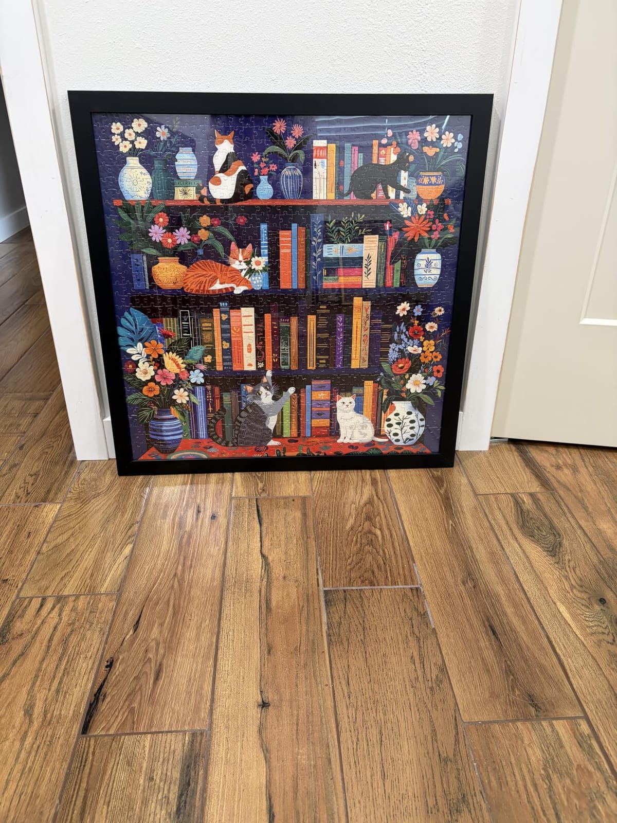 Americanflat 20x30 Poster Frame - Black Engineered Wood with Polished Plexiglass - Wide Picture Frame for Vertical or Horizontal Wall Display - Epic Collection - Black customer photo 1