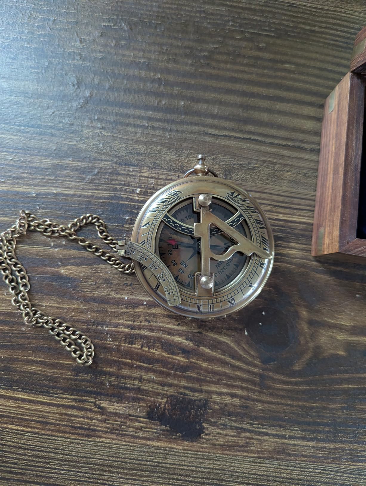 Personalized Compass, Engraved Custom Sundial Clock, Wedding Gift, Groomsmen Gift, Keepsake, Baptism, Graduation, Boy Scouts, Anniversary, Fathers Day, Mothers Day customer photo 2