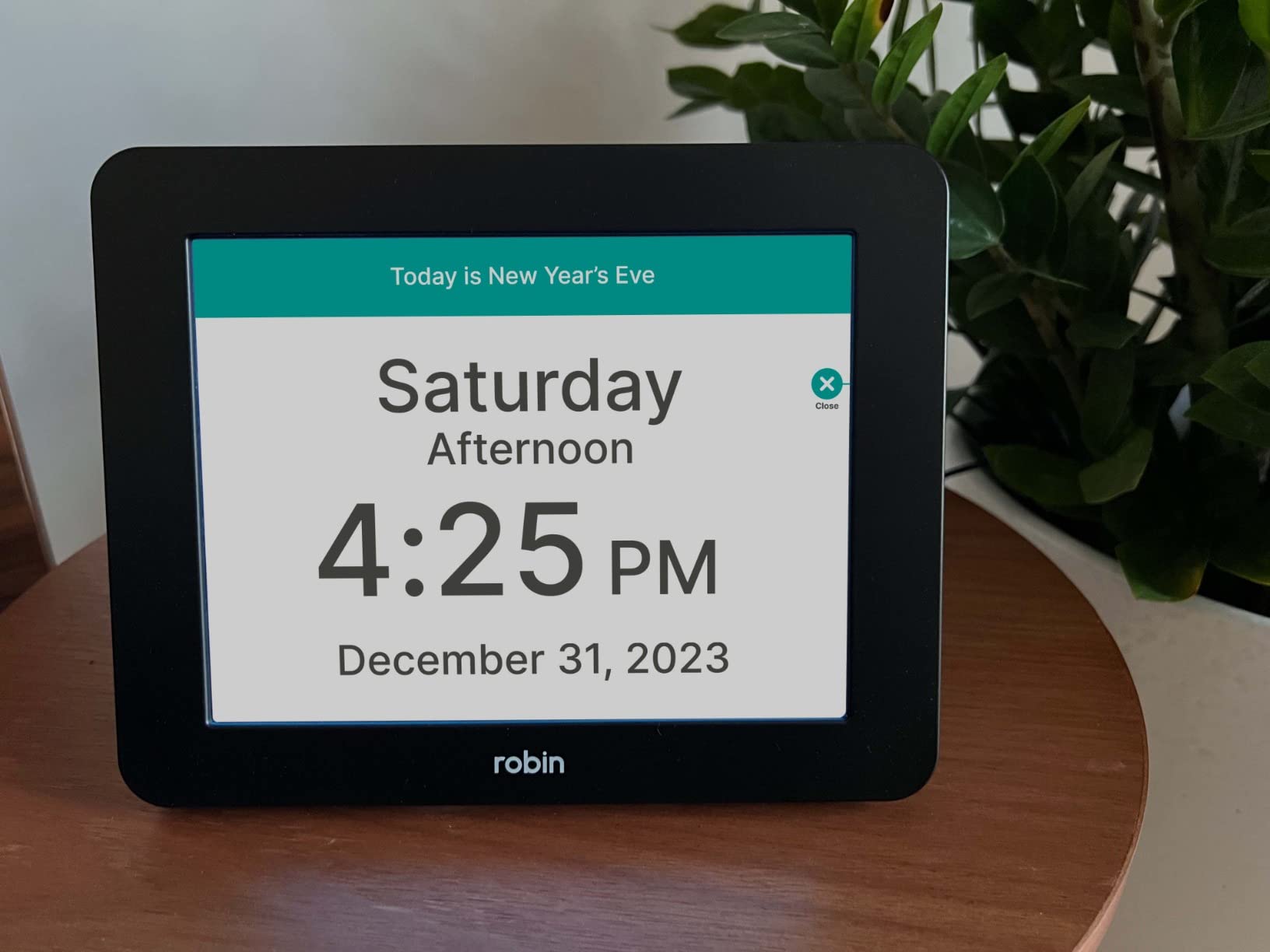 Robin Day Clock 2026 for Seniors, 8