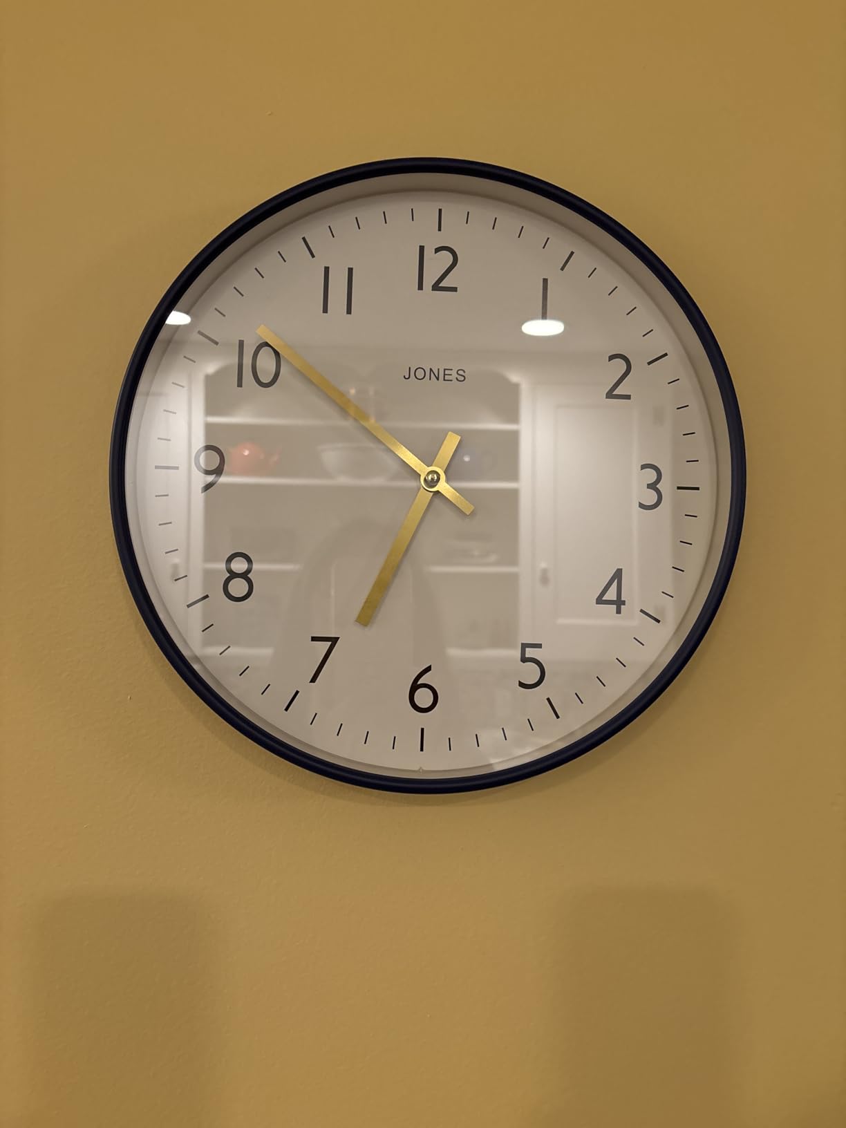 JONES CLOCKS® Studio Clock | Modern Round wall Clock | 12
