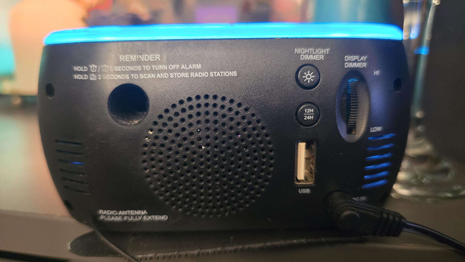 HOUSBAY Digital Alarm Clock Radio for Bedrooms, Phone-Free Wake-up with Dual Alarm, Night Light, Small Radio Clock for Bedside | Phone-Free Wake-Up with Dual Alarm, FM Radio for Favorite Stations, Small Radio Clock for Bedside, Battery Backup customer photo 2
