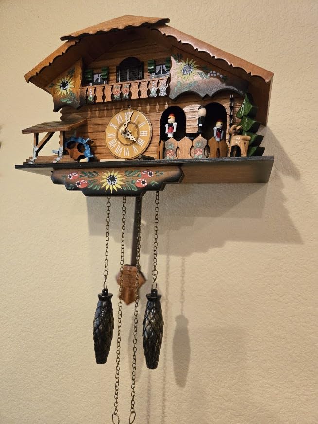 Cuckoo Clock Pendulum Quartz Wall Clock Black Forest House Home Decor customer photo 1