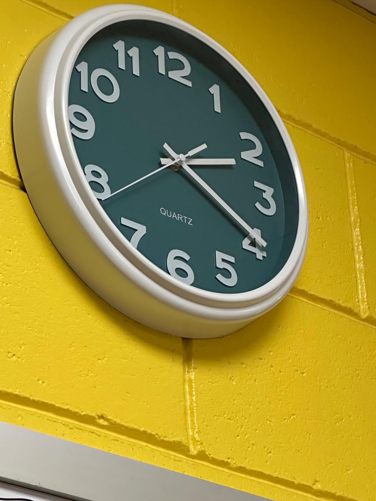 Bernhard Products Colorful Kids Wall Clock Teaching Time Telling Silent Non-Ticking Educational Learning Tool customer photo 1
