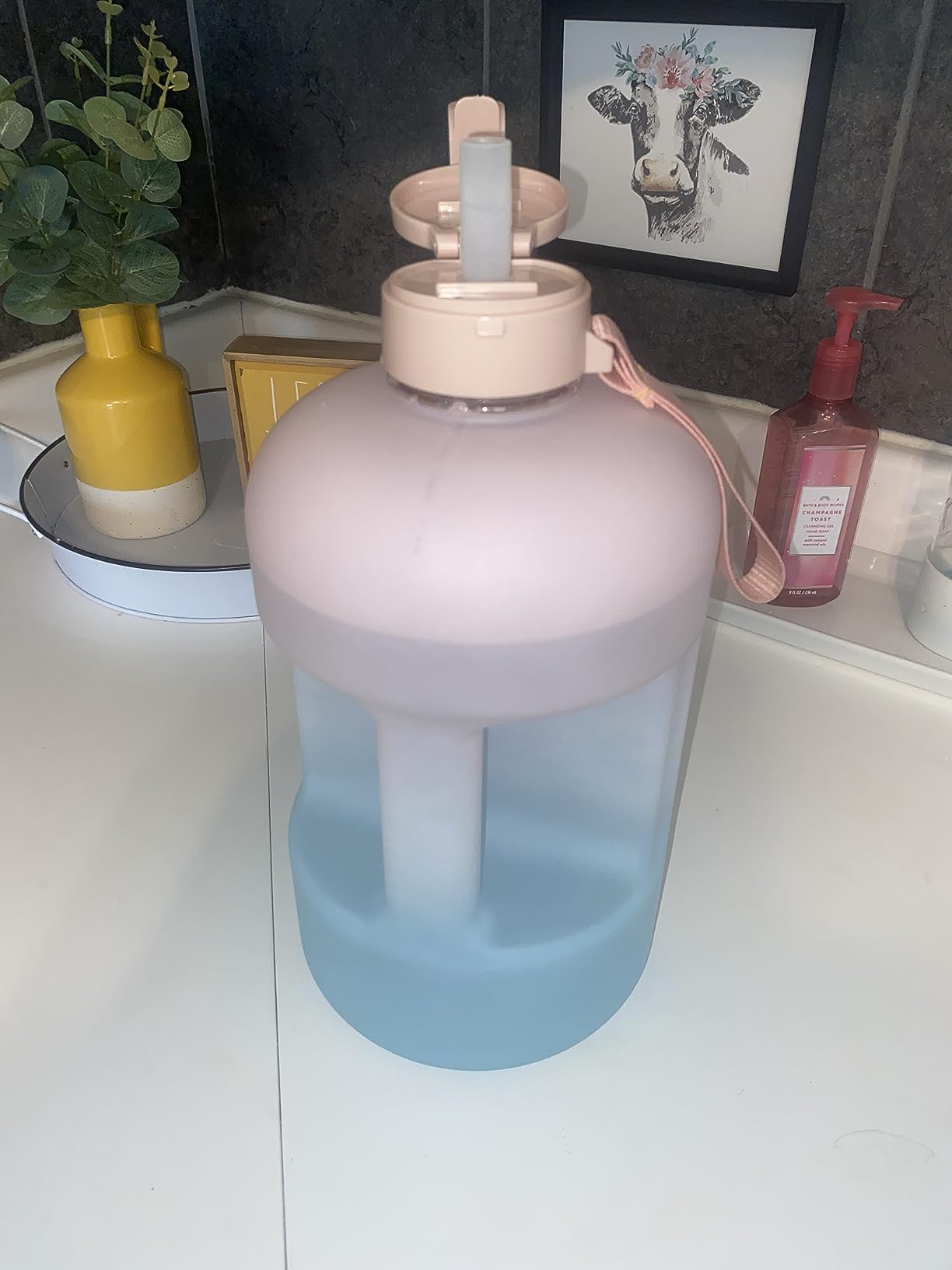 AQUAFIT 1 Gallon Water Bottle with Time Marker customer photo 1