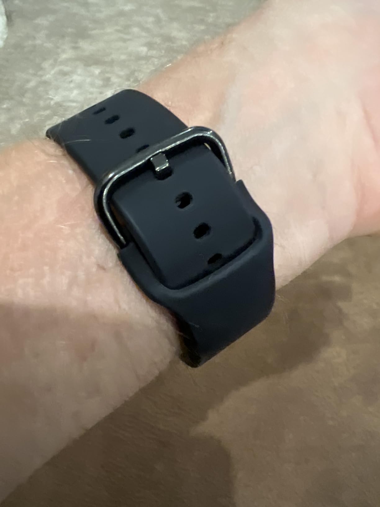 Sport Band Compatible with Apple Watch Bands 49mm 46mm 45mm 44mm 42mm 41mm 40mm 38mm, Soft Silicone Replacement Strap with Classic Clasp for iWatch Series 11 10 9 8 7 6 5 4 3 2 1 SE Ultra Women Men customer photo 1