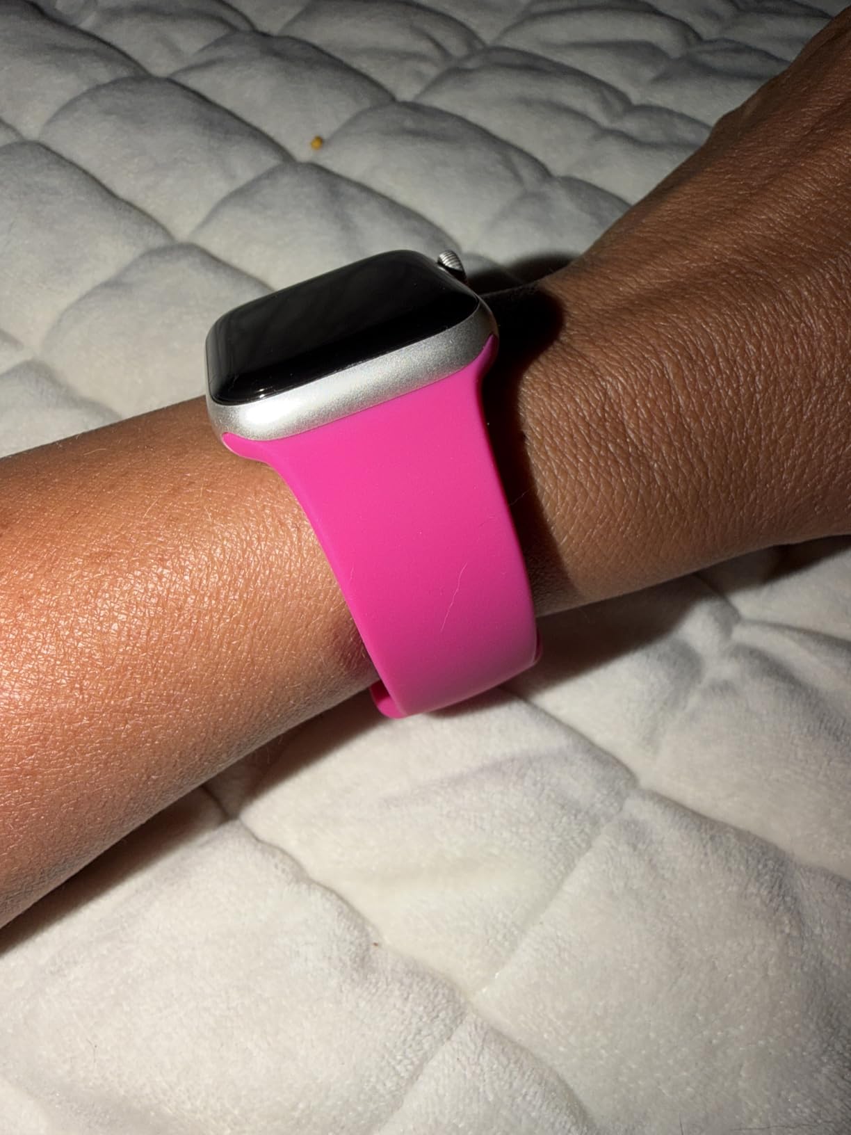 Sport Band Compatible with Apple Watch Bands 49mm 46mm 45mm 44mm 42mm 41mm 40mm 38mm, Soft Silicone Replacement Strap with Classic Clasp for iWatch Series 11 10 9 8 7 6 5 4 3 2 1 SE Ultra Women Men customer photo 2