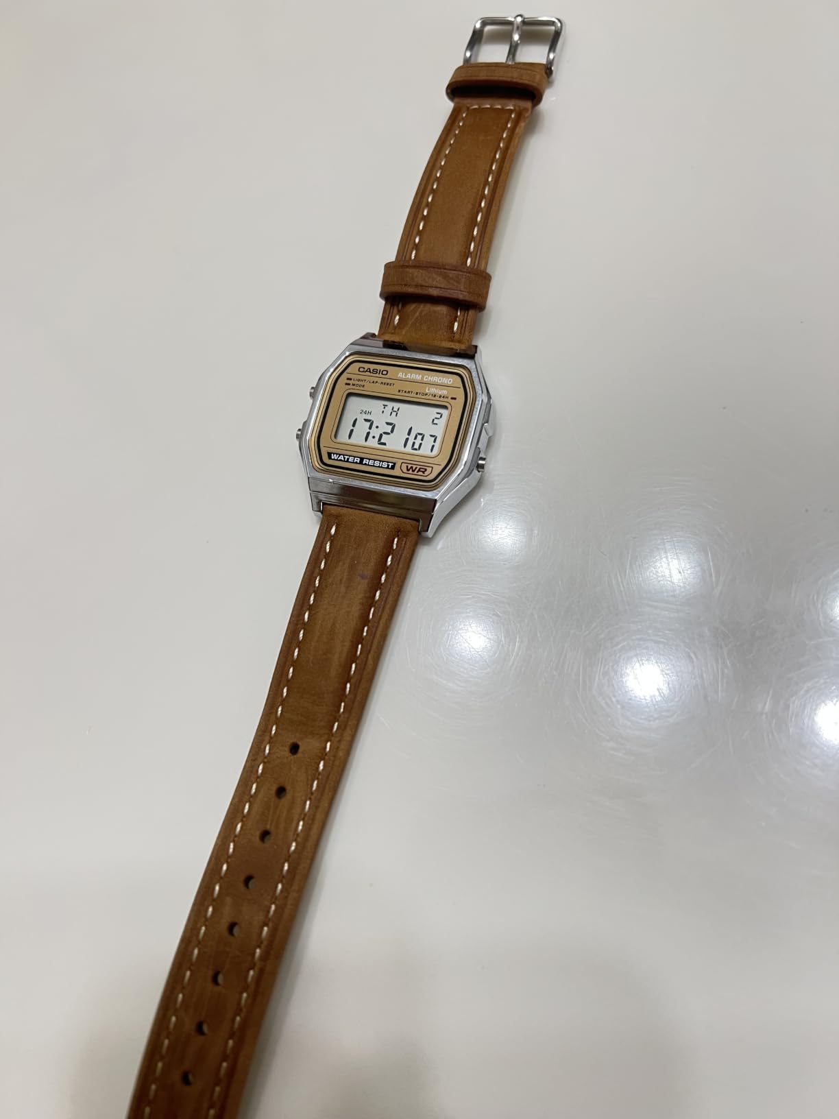BISONSTRAP Watch Strap, Vintage Leather Replacement Bracelet, Multiple Widths 14-24mm customer photo 2