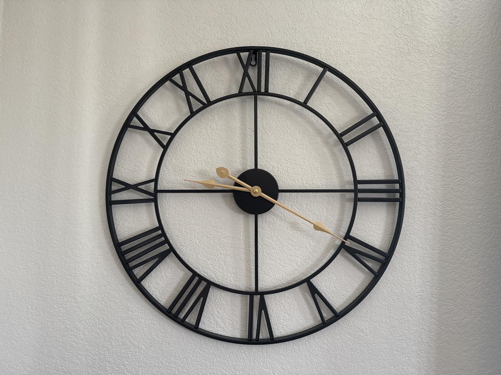 Antique Tower 30 inch Large Roman Numeral Wall Clock, Indoor Outdoor Patio Waterproof Oversized Decorative Contemporary Clock customer photo 1