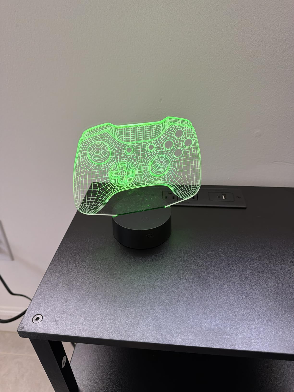 Attivolife Gamepad 3D Illusion Lamp, Controller Night Light with Remote Control + Timer 16 Color Changing Desk Lamp Kids Gamer Room Decor Plug in Best Cool Festival Birthday Gift for Boy Men customer photo 1