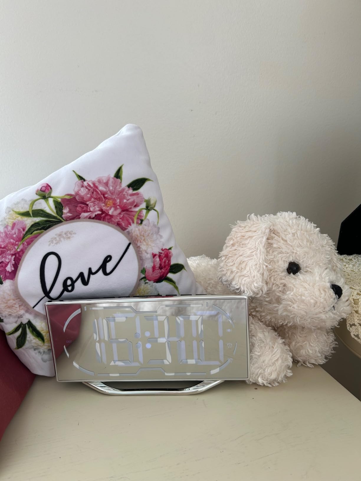 PPLEE Extra Loud Vibrating Alarm Clock with Bed Shaker | Dual Alarms, 8.7