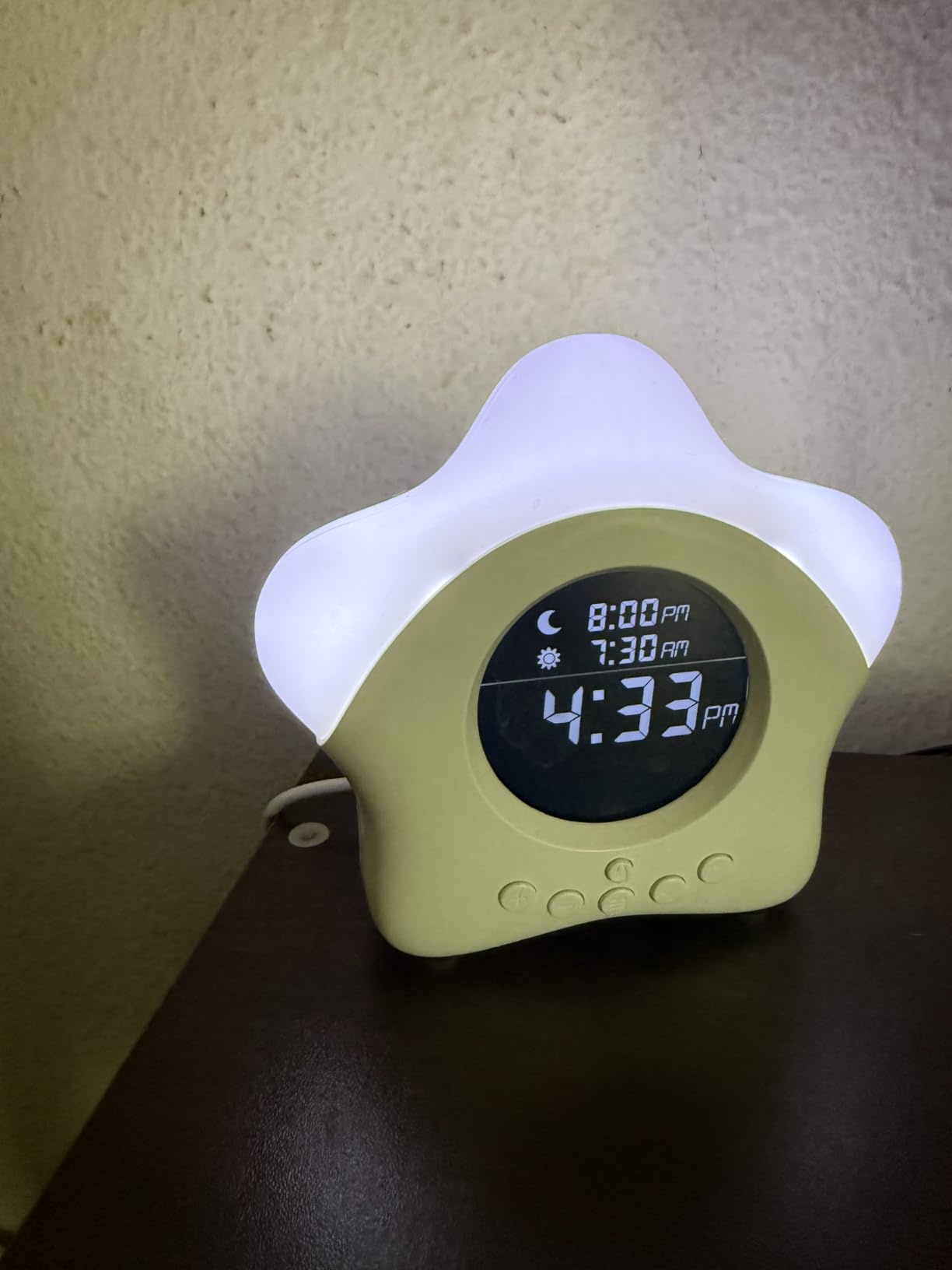Stay-in-Bed Clock for Kids - Toddler Sleep Trainer, Night Light & Alarm customer photo 1