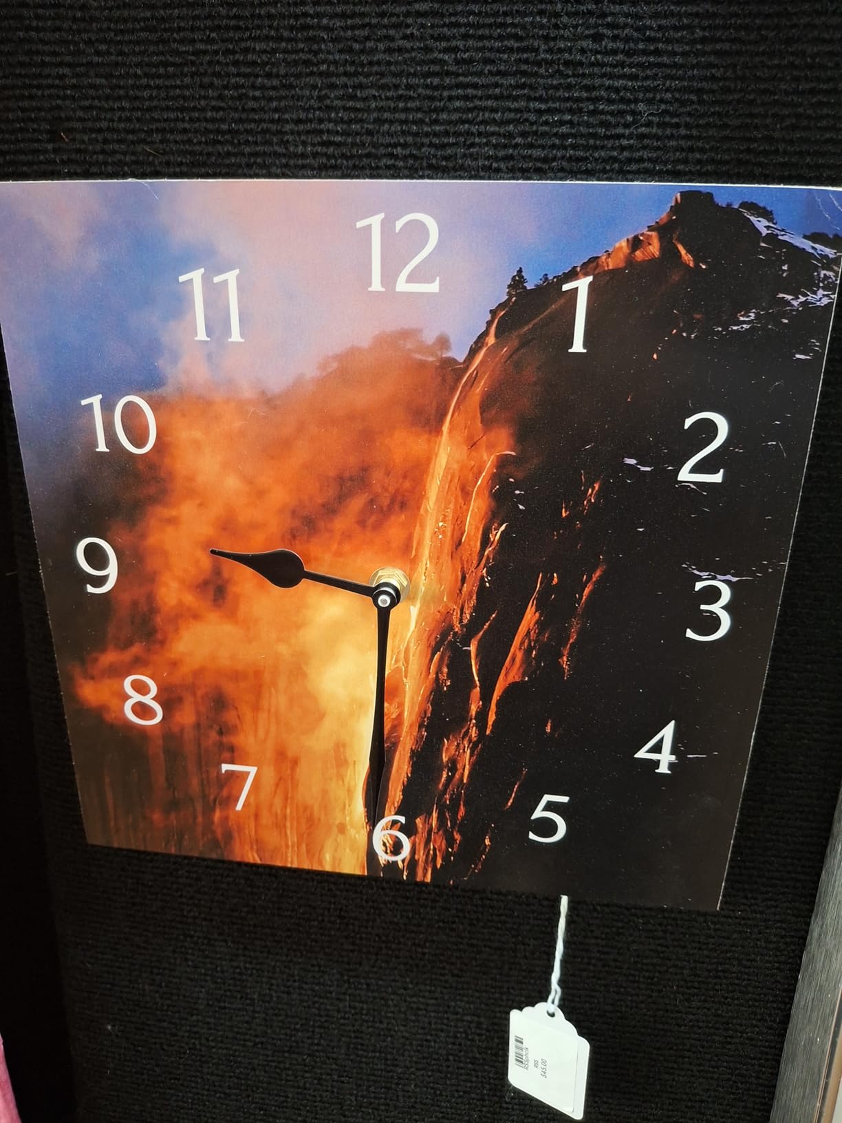 Custom Square Wall Clock, Personalized Wall Clock with Photo Text, Personalized Picture Clock, Customized Gift for Anniversary Wedding Fits Living Room Kitchen Bathroom, 9.4 inch customer photo 1