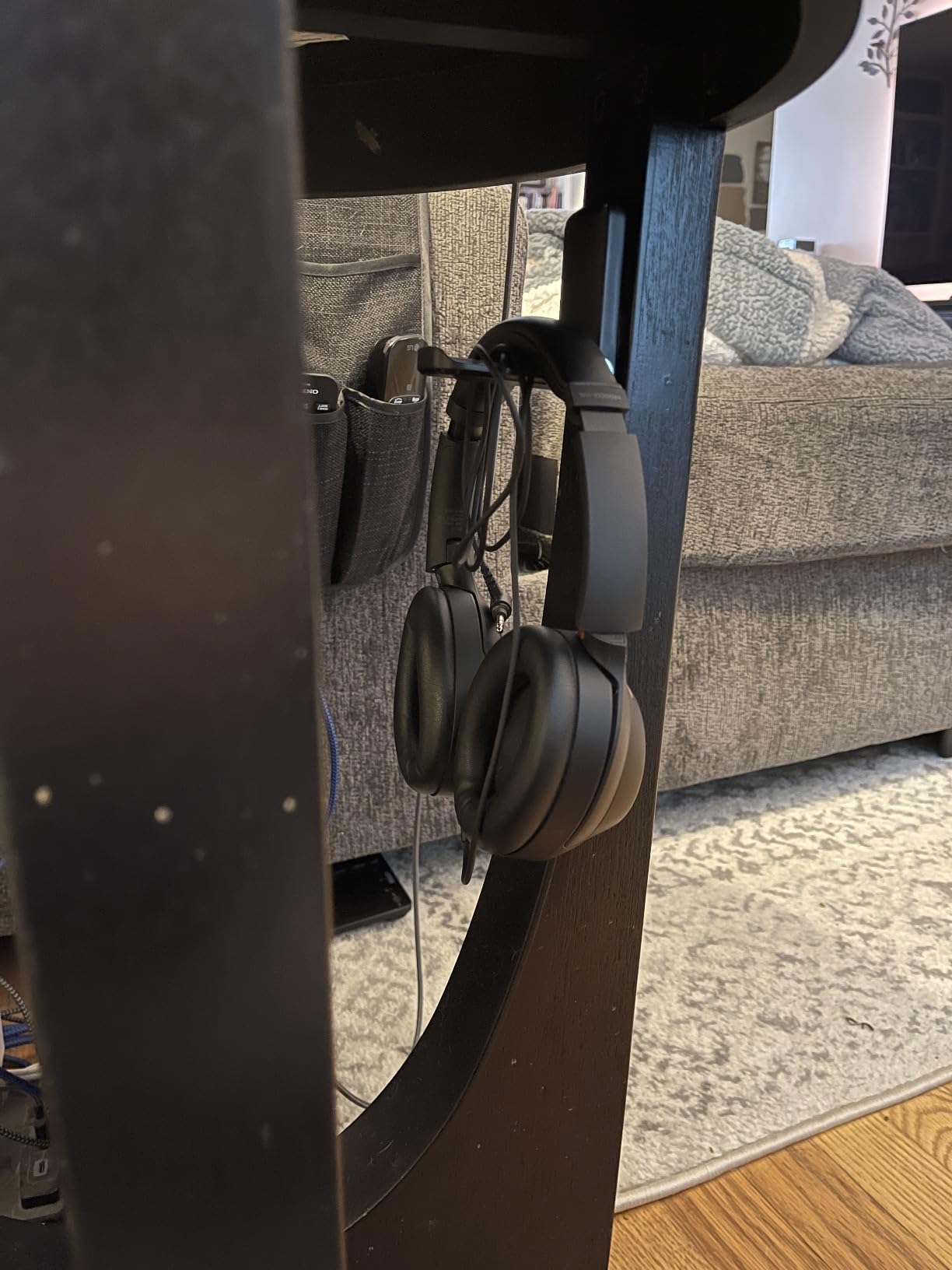 Lamicall Headphone Stand, Sticky Headset Hanger, Adhesive Headphone Holder customer photo 2