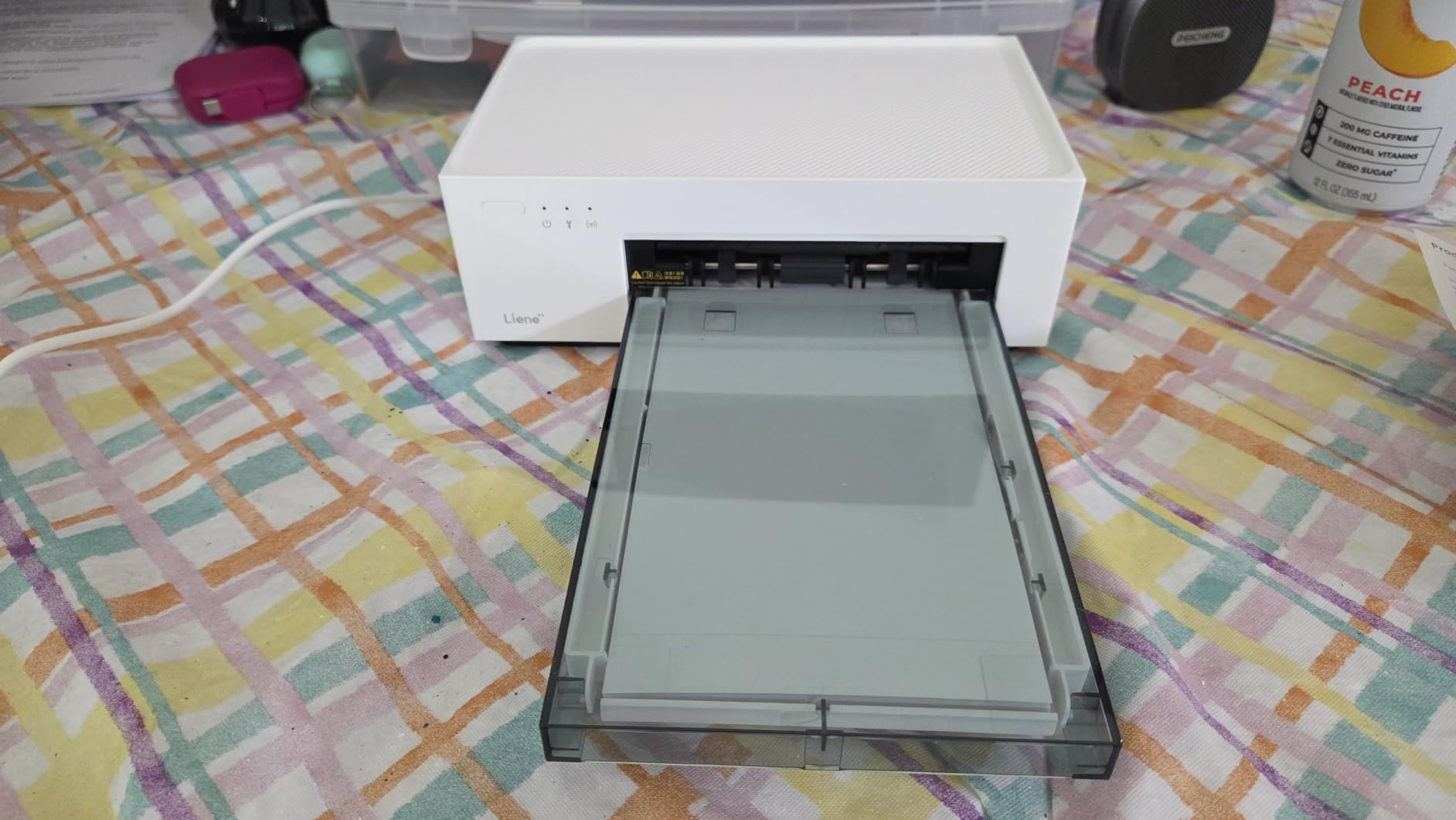 Liene M100 4x6'' Photo Printer, Phone Printer 100 Sheets & 3 Cartridges, Full-Color Photo, Portable Instant Photo Printer for iPhone Android, Thermal Dye Sublimation, Wi-Fi Picture Printer 100 Papers customer photo 1