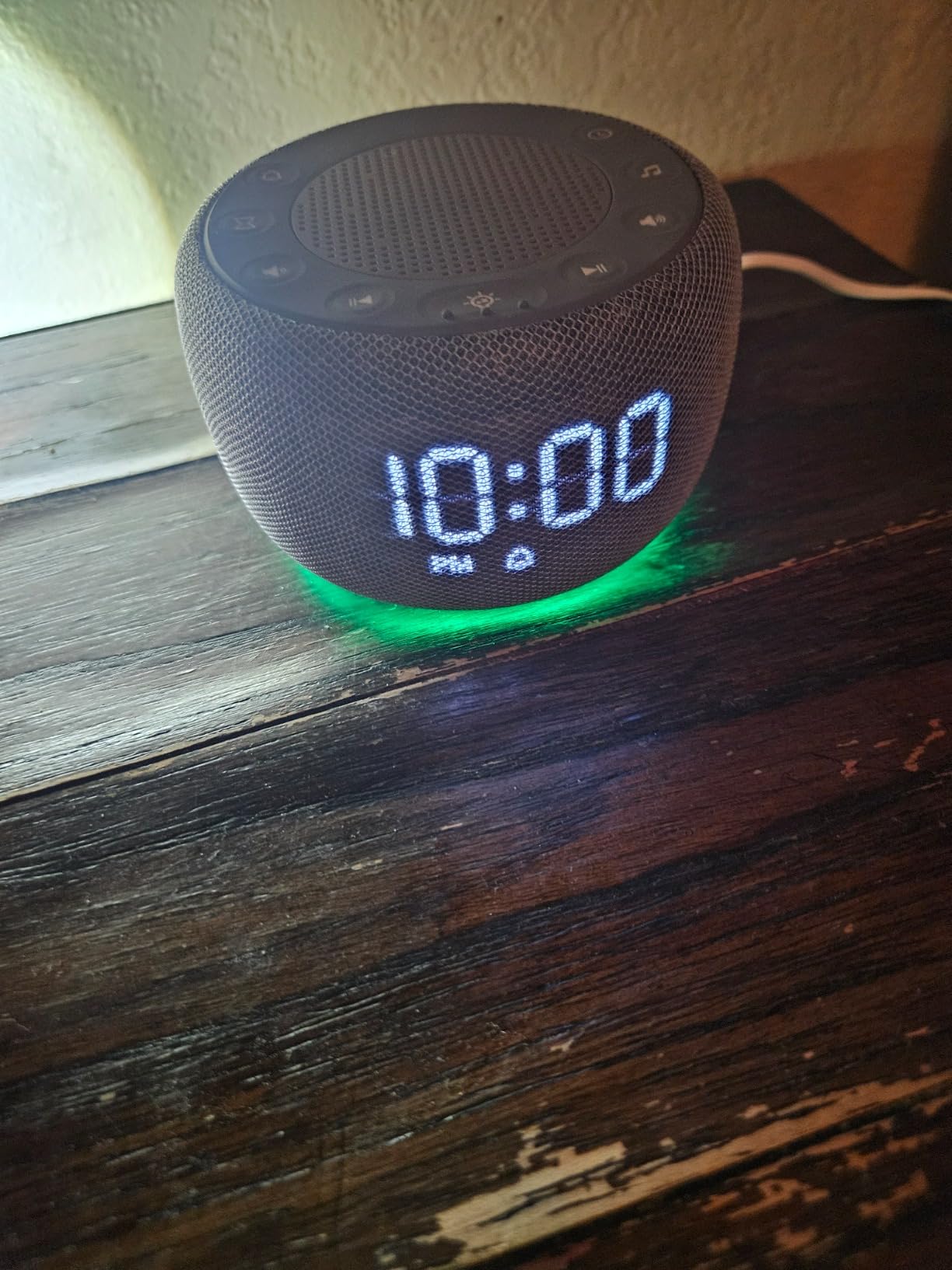 Buffbee Alarm Clock with Sound Machine for Bedrooms - 2-in-1 White Noise Machine for Sleep, Gentle Wake-Up with Soft Alarm Sounds, Ambient Night Light, Plug-in customer photo 2