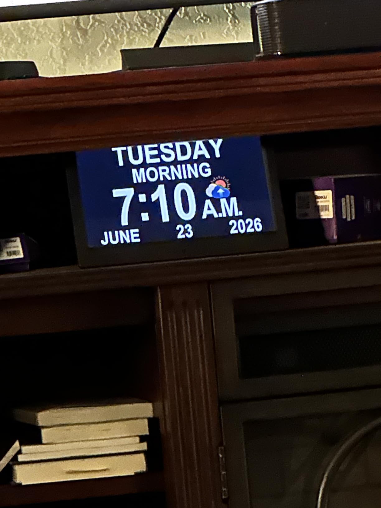 Veffaii 11.5 Inch Extra Large Digital Clock with 19 Alarms, Auto DST & Dimming for Wall and Table, Calendar for Dementia Seniors, Custom Reminders &Task Alert -Perfect Organizer for Home &School customer photo 1