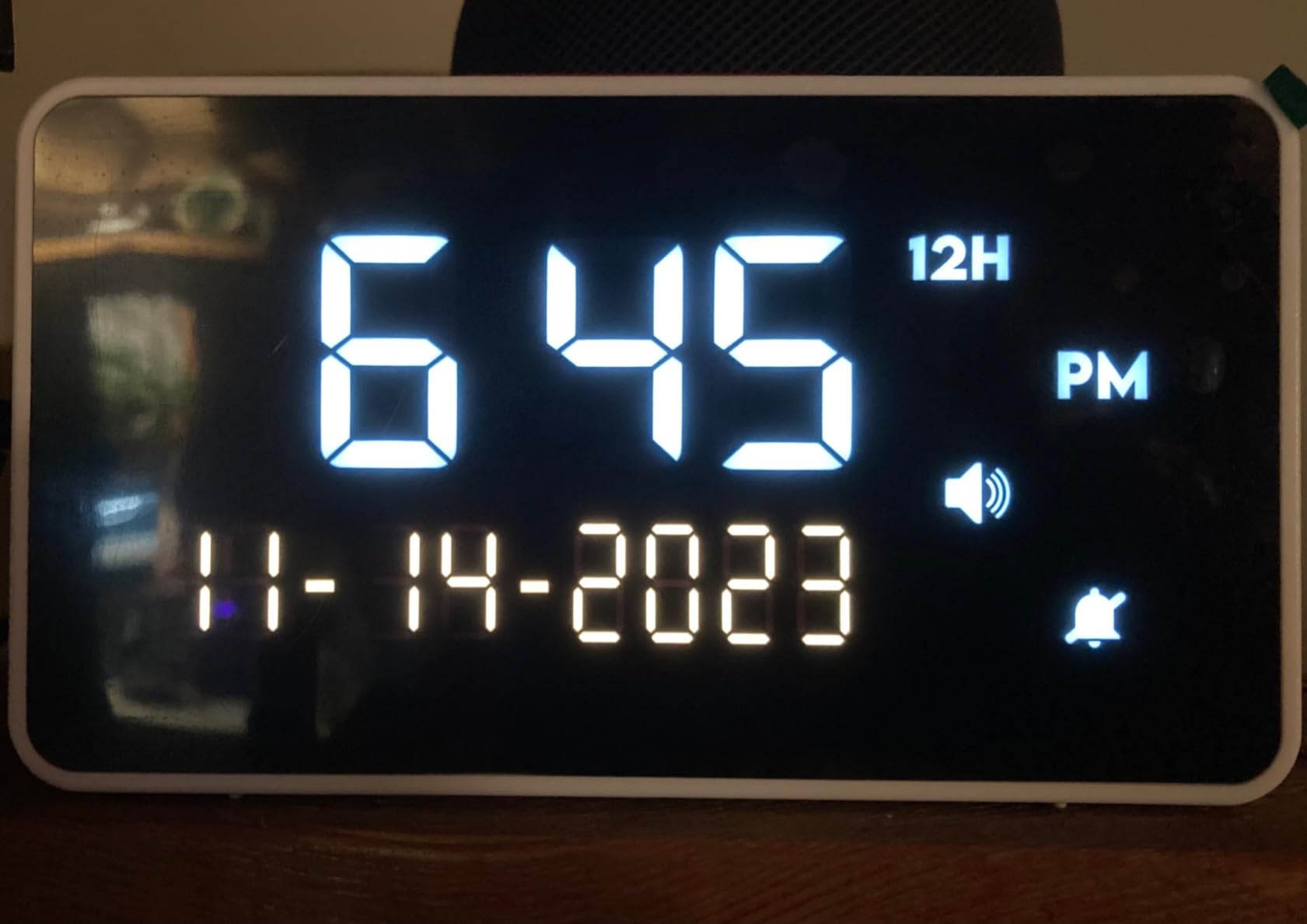 Talking Clock - Extra Loud Time & Date for Elderly, Dementia, Low Vision | Easy to Use Speaking Clock for Hearing or Visually Impaired Seniors - Large Display, Adjustable Volume and Clear Male Voice customer photo 2