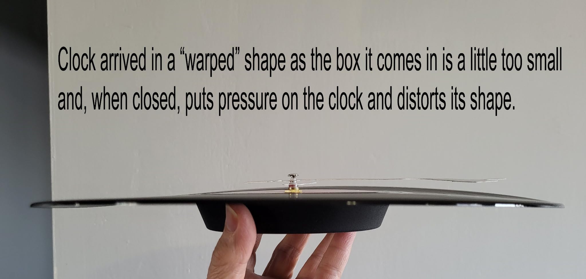 Musical Black Vinyl Record Wall Clock Battery Operated Music Room Decor Decoration Art Hanging Clocks - 11.81inch customer photo 1