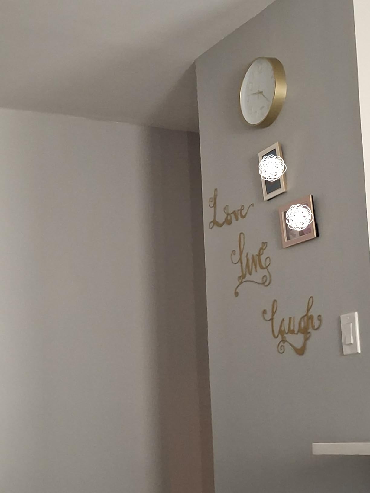 Wall Clock 12 Inch Non-Ticking Silent Modern Simple Style Round Decor Clock Gold Stereoscopic Dial Quartz Wall Clocks for Home/Office/School/Living Room/Bedroom/Kitchen customer photo 1