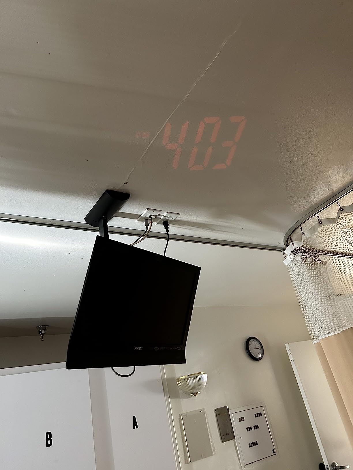 Projection Alarm Clock for Bedrooms, 7.9
