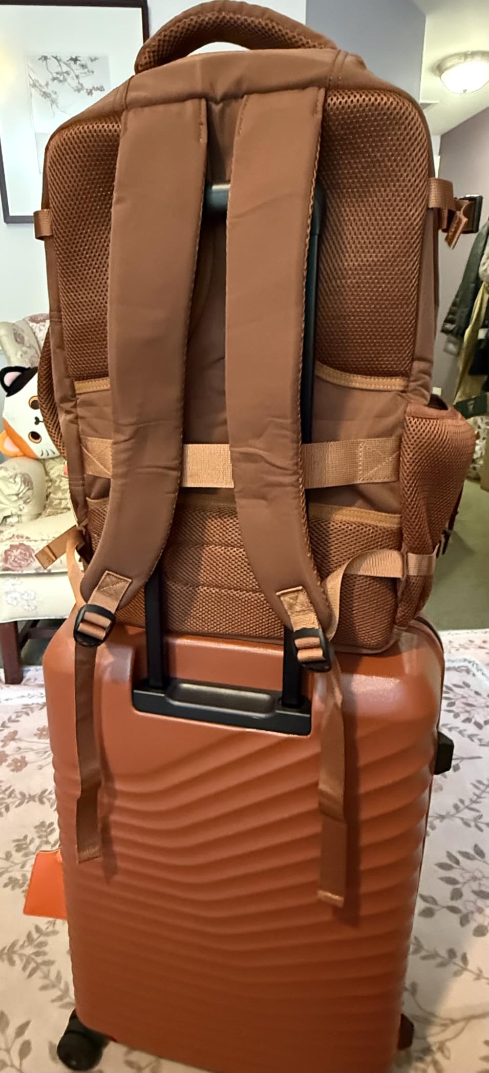 Taygeer Travel Laptop Backpack for Men, Airplane Approved Travel Backpack | 15.6inch Laptop Backpacks with Water Bottle Pocket, Lightweight College 35l Luggage Bookbag Gifts for Business Work, Black customer photo 1