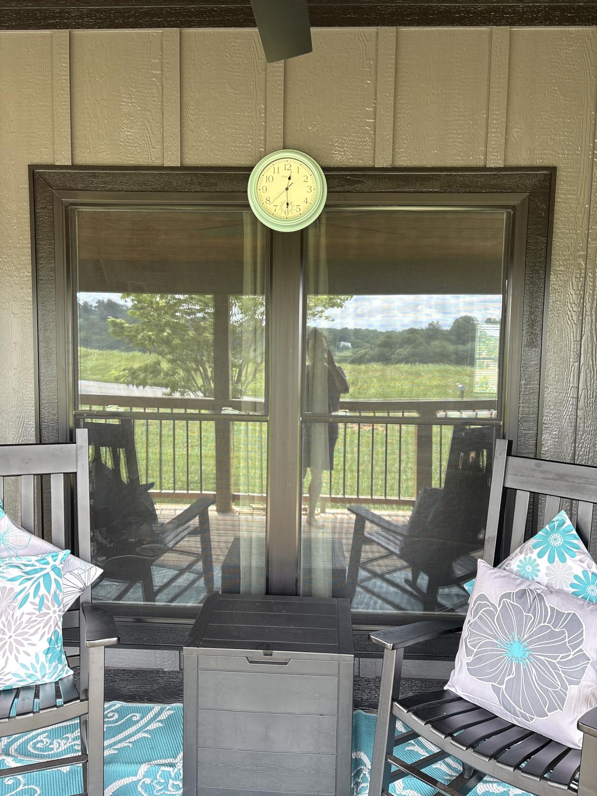 Crosstime Large Outdoor Clock Waterproof 18