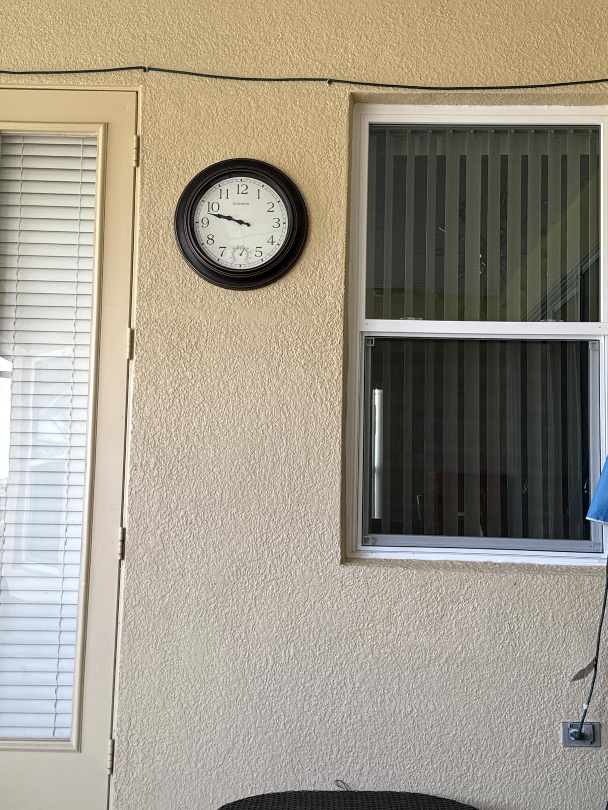 Crosstime Large Outdoor Clock Waterproof 18