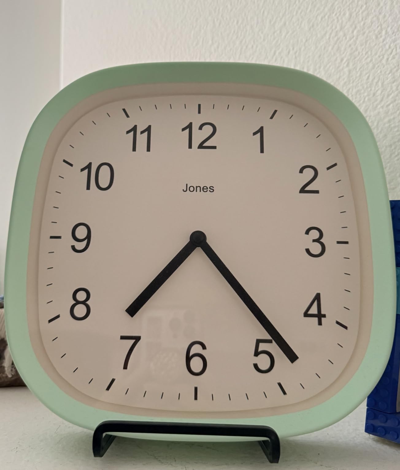 JONES CLOCKS Sprite wall Clock | Modern Retro Rounded Square Clock | 10