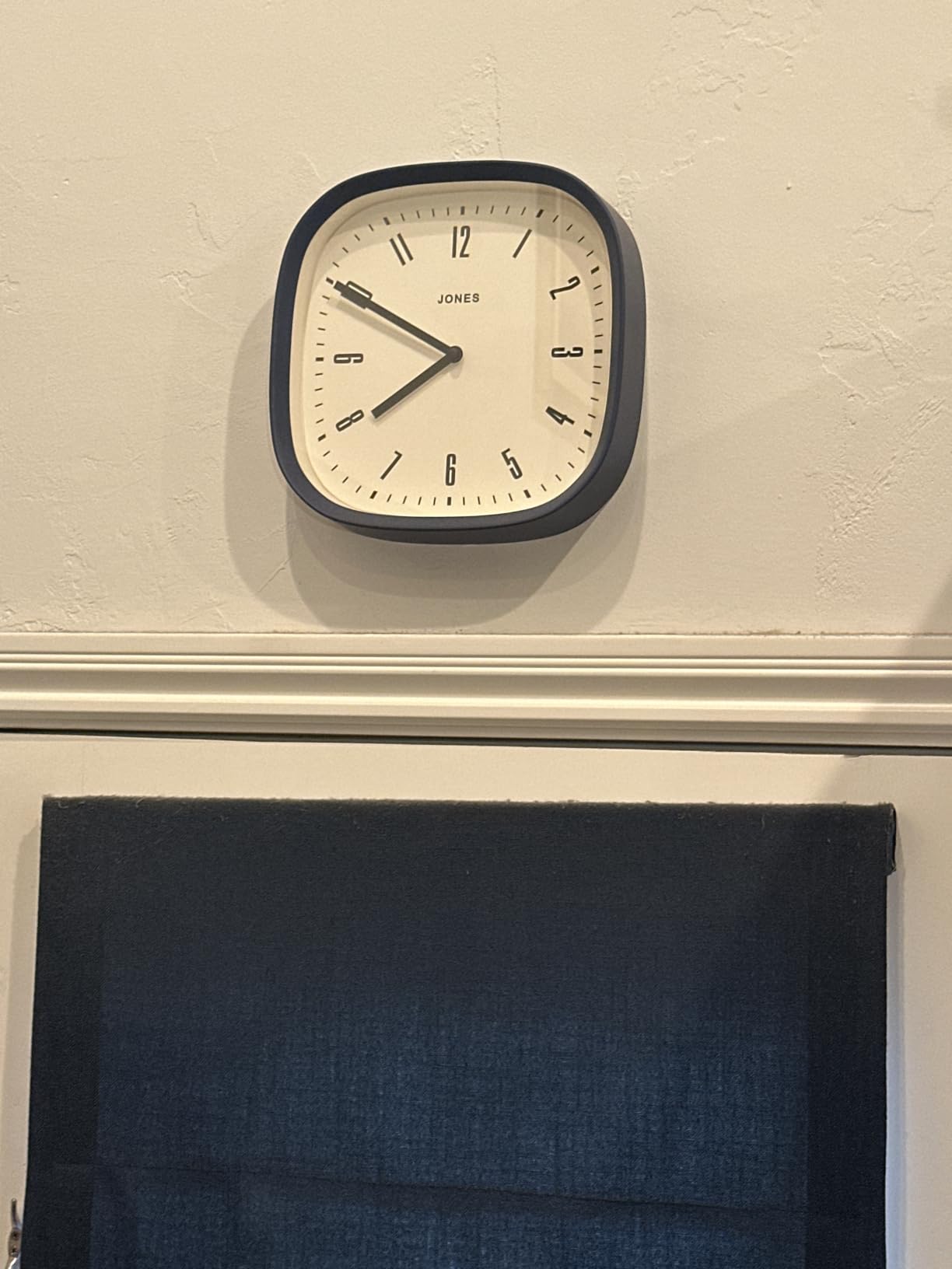 JONES CLOCKS Marvel wall Clock | Modern Retro Rounded Square Clock | 10