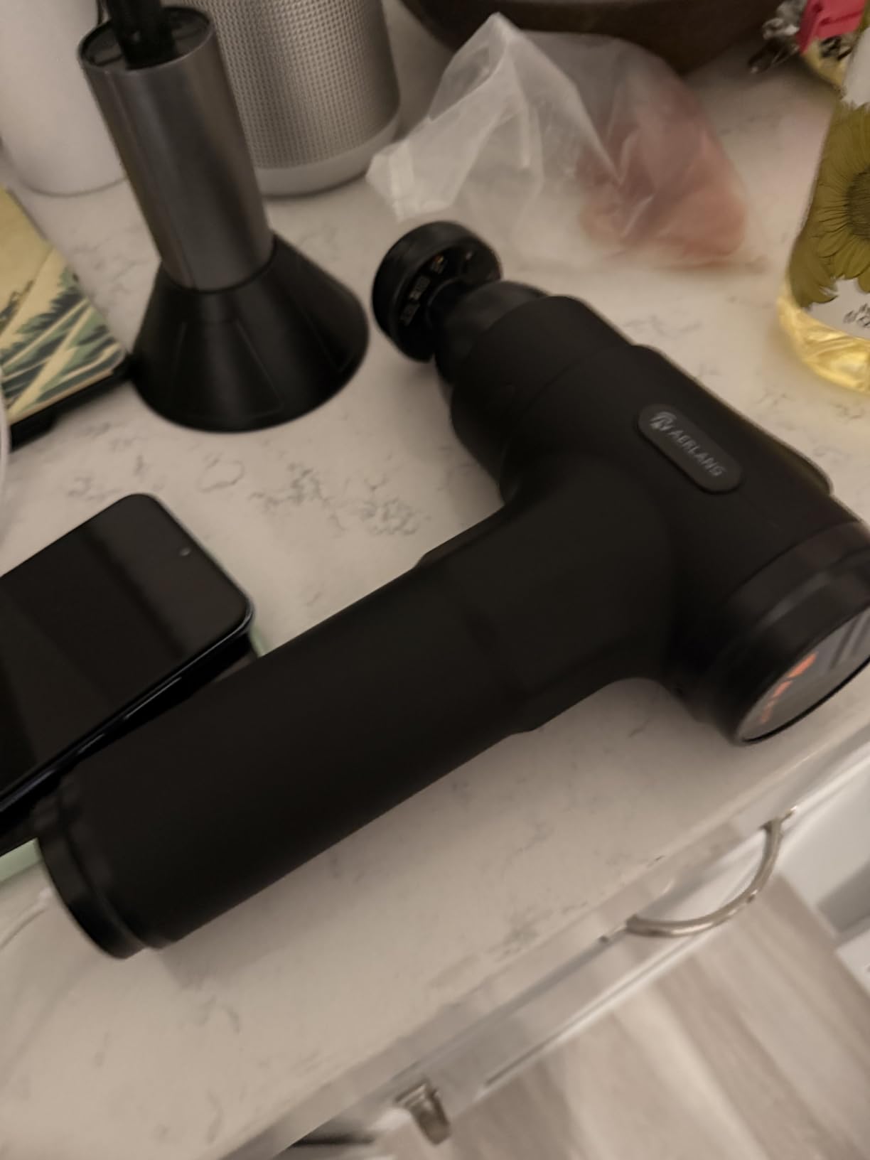 Massage Gun with Heat Massager Deep Tissue Muscle Massager Gifts for Men customer photo 1