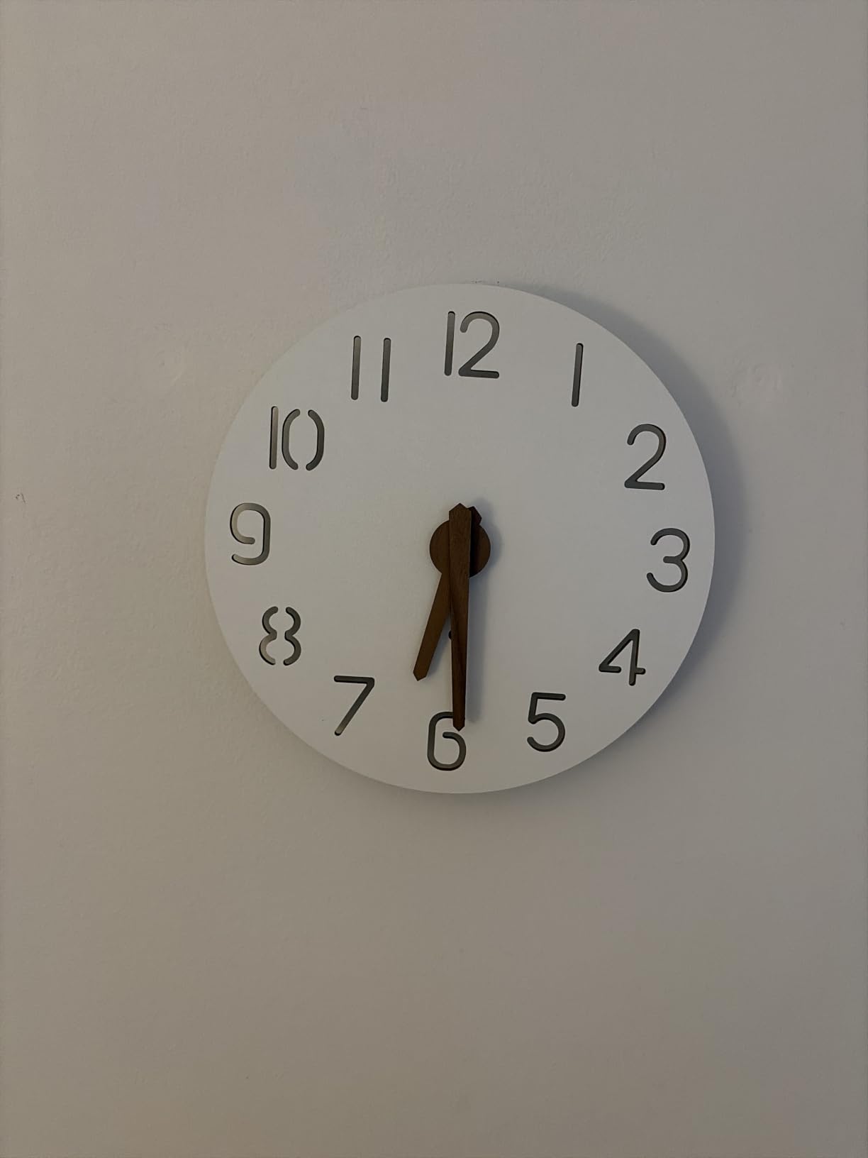 Roymnie 8 Inch Wall Clock, Battery Operated Silent Non Ticking Green Analog | Green & gold modern analog; large 3D easy-read dial for kitchen, office, bathroom & bedroom; 1 AA battery (not included) customer photo 1