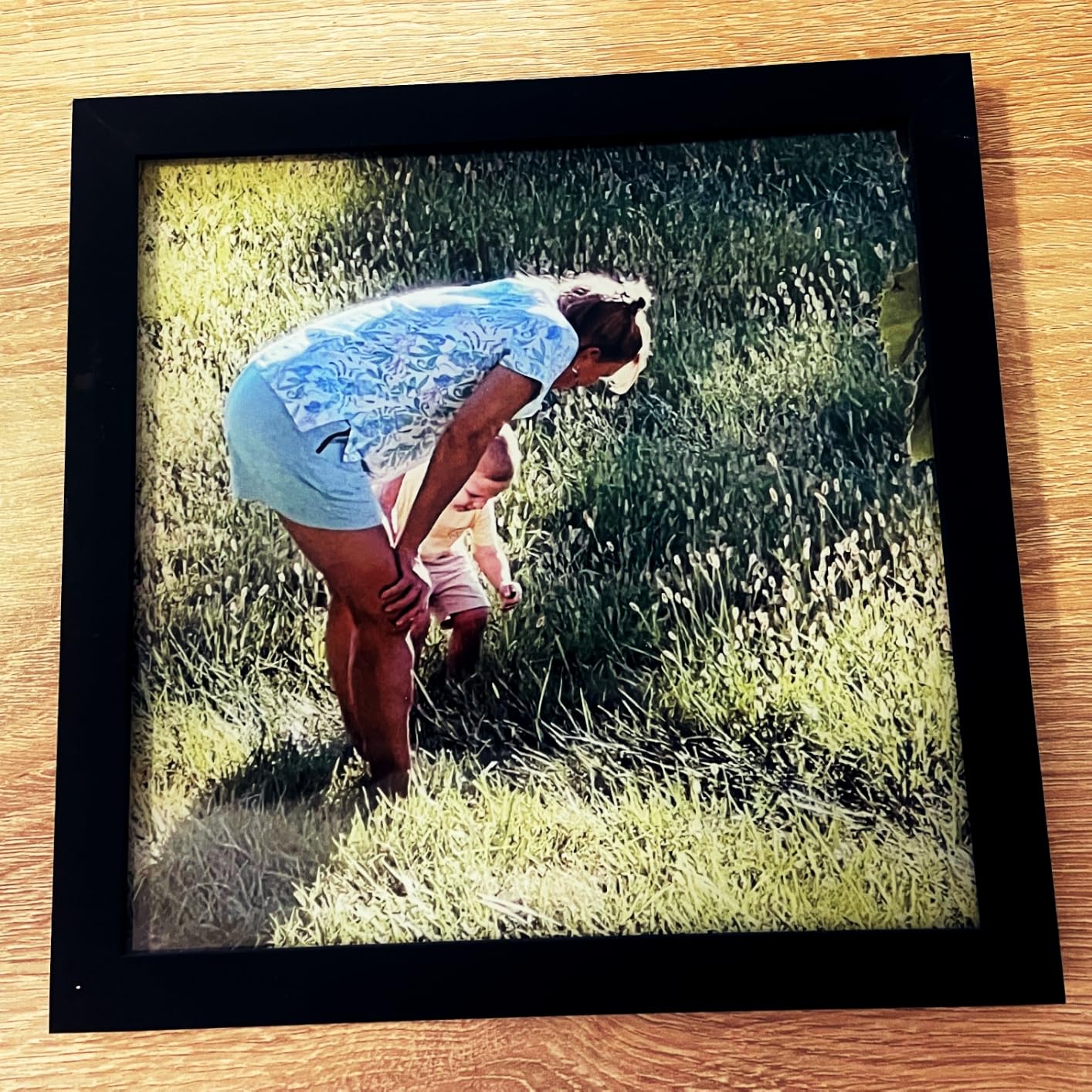 upsimples 24x36 Poster Frame, Wall Decor Picture Frames, Black 1 Pack | 24 x 36 Frame, 20x30 Frame with Mat for Gallery Wall, Family, Baby, Dog, Dorm, Christmas customer photo 2