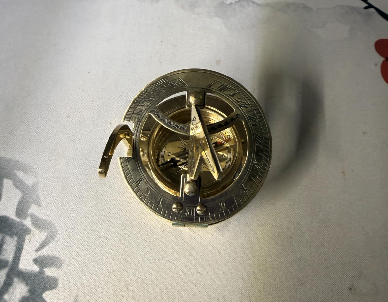 Anniversary Sundial Compass Gift for Him or Her - Unique Gift Ideas for Husband or Wife, Men Wedding Anniversary 50th 40th 25th 20th Year Celebration customer photo 1