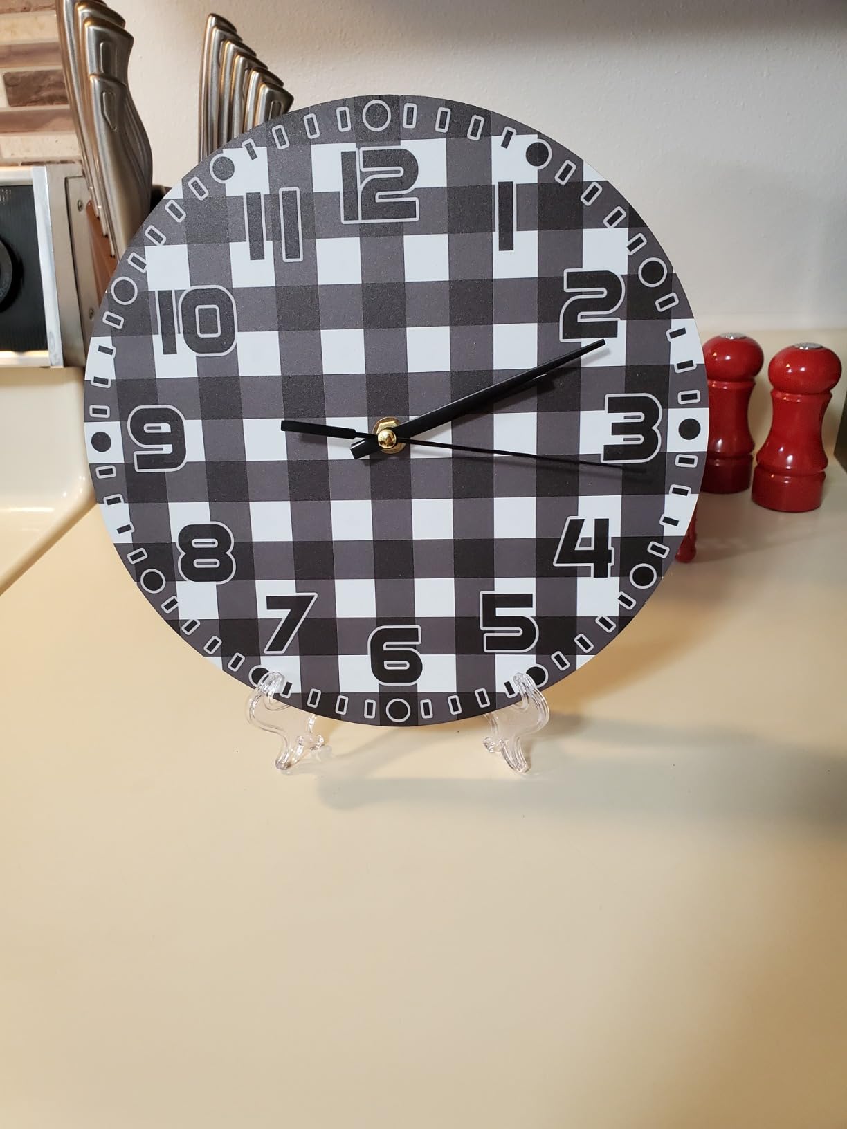 Nautical Chart Wall Clock Battery Operated Compass Lighthouse Shell Wall Clock Silent Non Ticking Quality Quartz 10 Inch Round Easy Clock to Read for Home Office customer photo 1