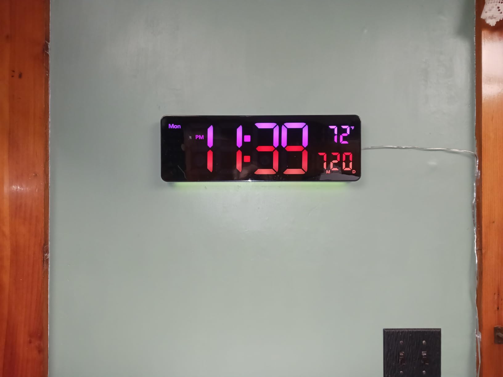 Digital Wall Clock 16