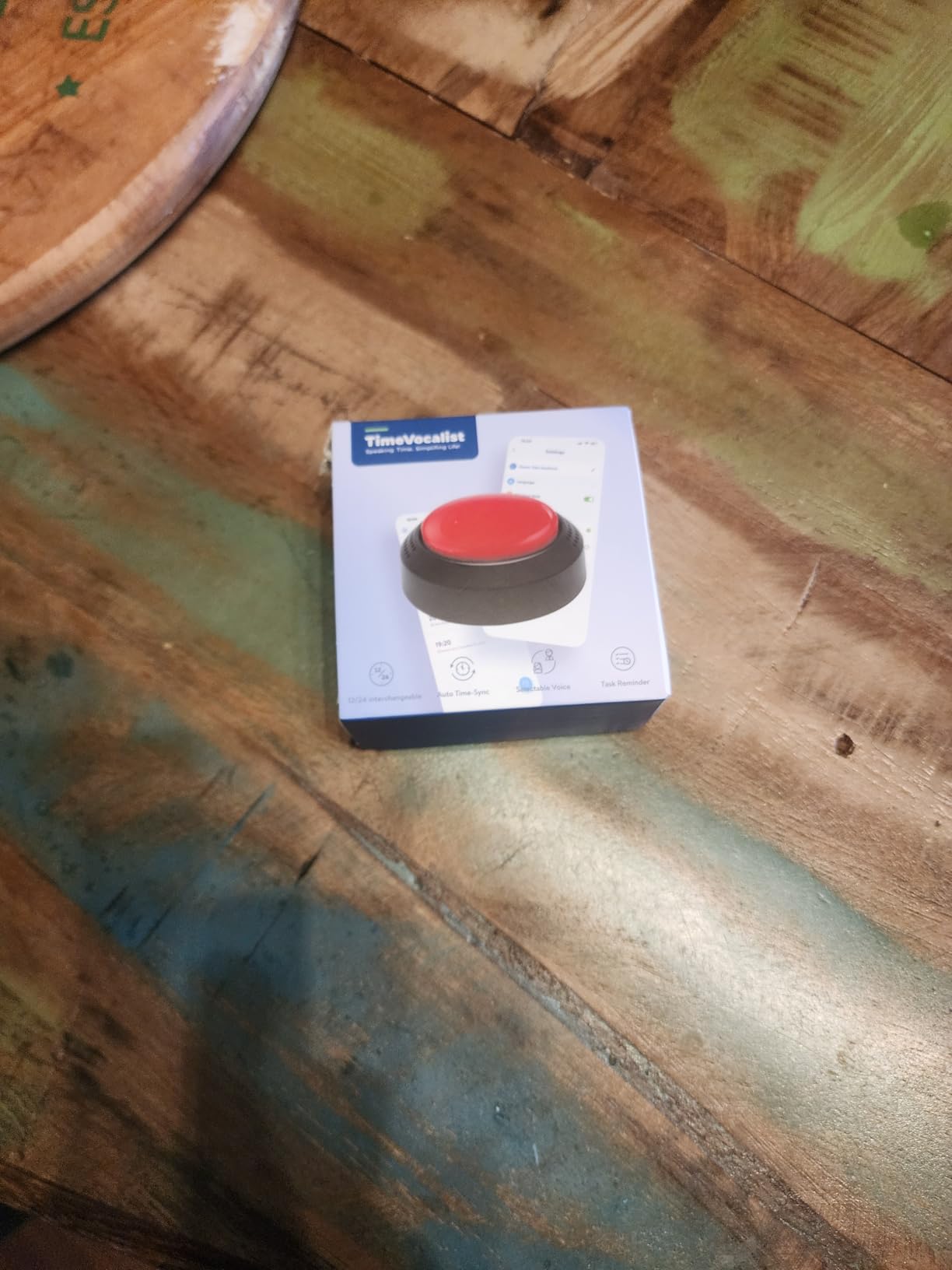 TimeVocalist Extra Large Talking Alarm Clock Button, One-Touch Use and Optional App for Easy Multi-Alarm and Reminders - Ideal for Visually Impaired or Dementia Care customer photo 2