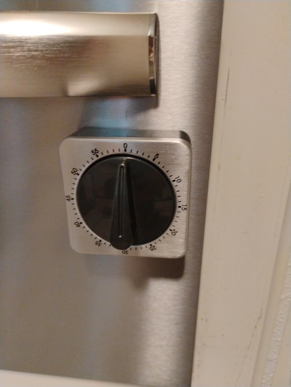 Kitchen Timers for Cooking, Chef Cooking Timer Clock with Loud Alarm, 100% Mechanical Desk Timer - No Batteries Required - Magnetic Backing, Exquisite Stainless Steel Body - Countdown Reminder customer photo 1