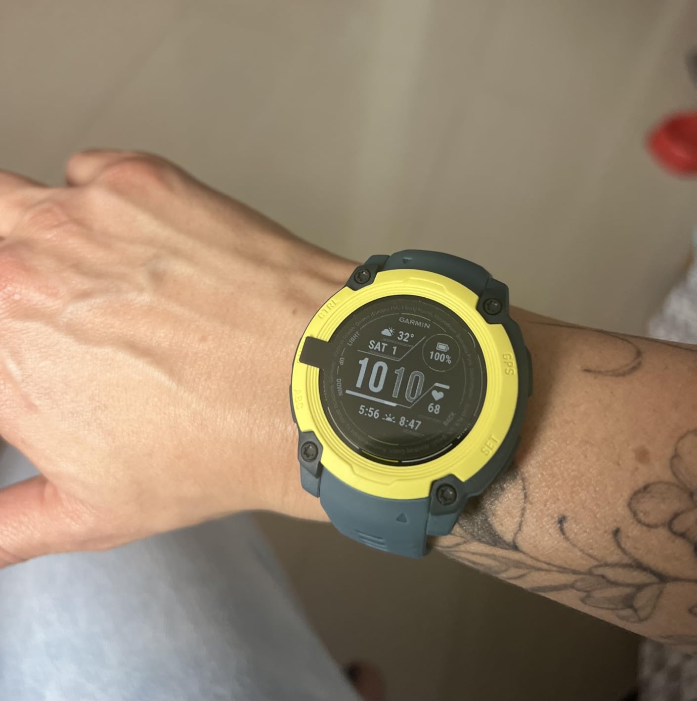 Garmin Instinct E, Rugged GPS Smartwatch, 45mm, Charcoal | Rugged Design, Essential Health & Wellness Features, Built-In Sports Apps, Navigation Features customer photo 1